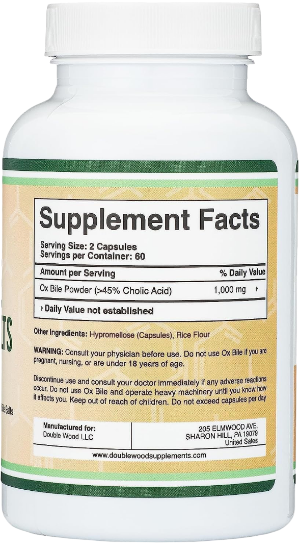 Double Wood - Ox Bile Acid Salts