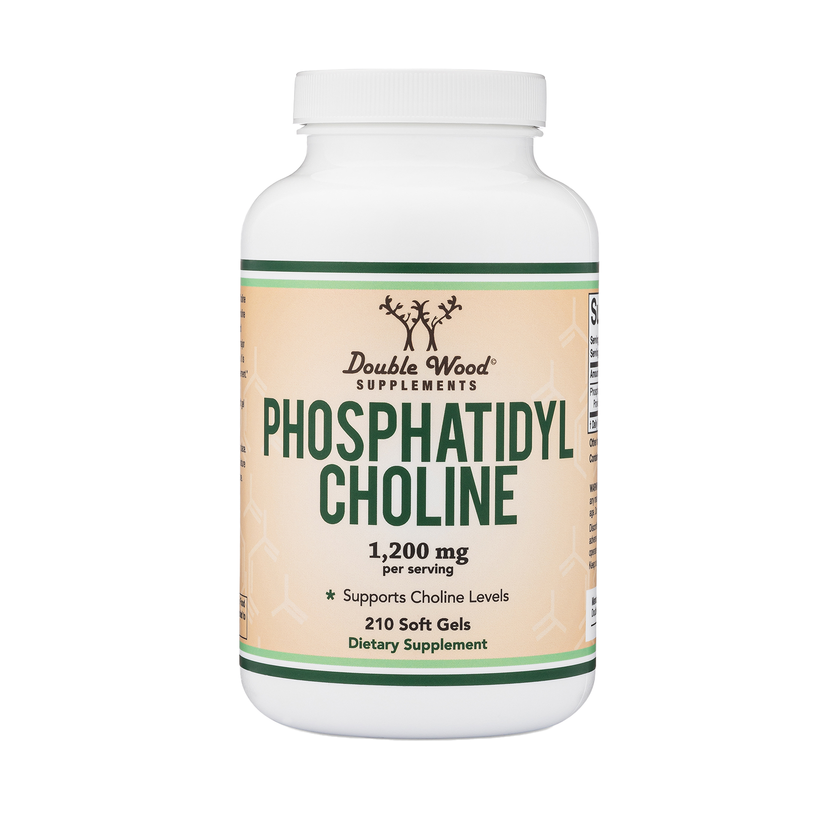 Double Wood - Phosphatidylcholine - 210 x 1200 mg gélules