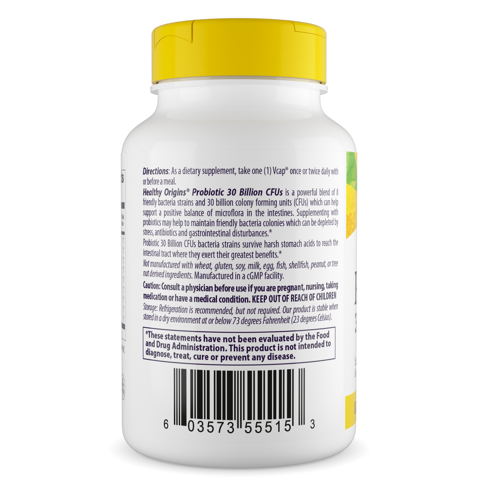 Healthy Origins - Probiotic 30 Billion CFUs (Shelf Stable)