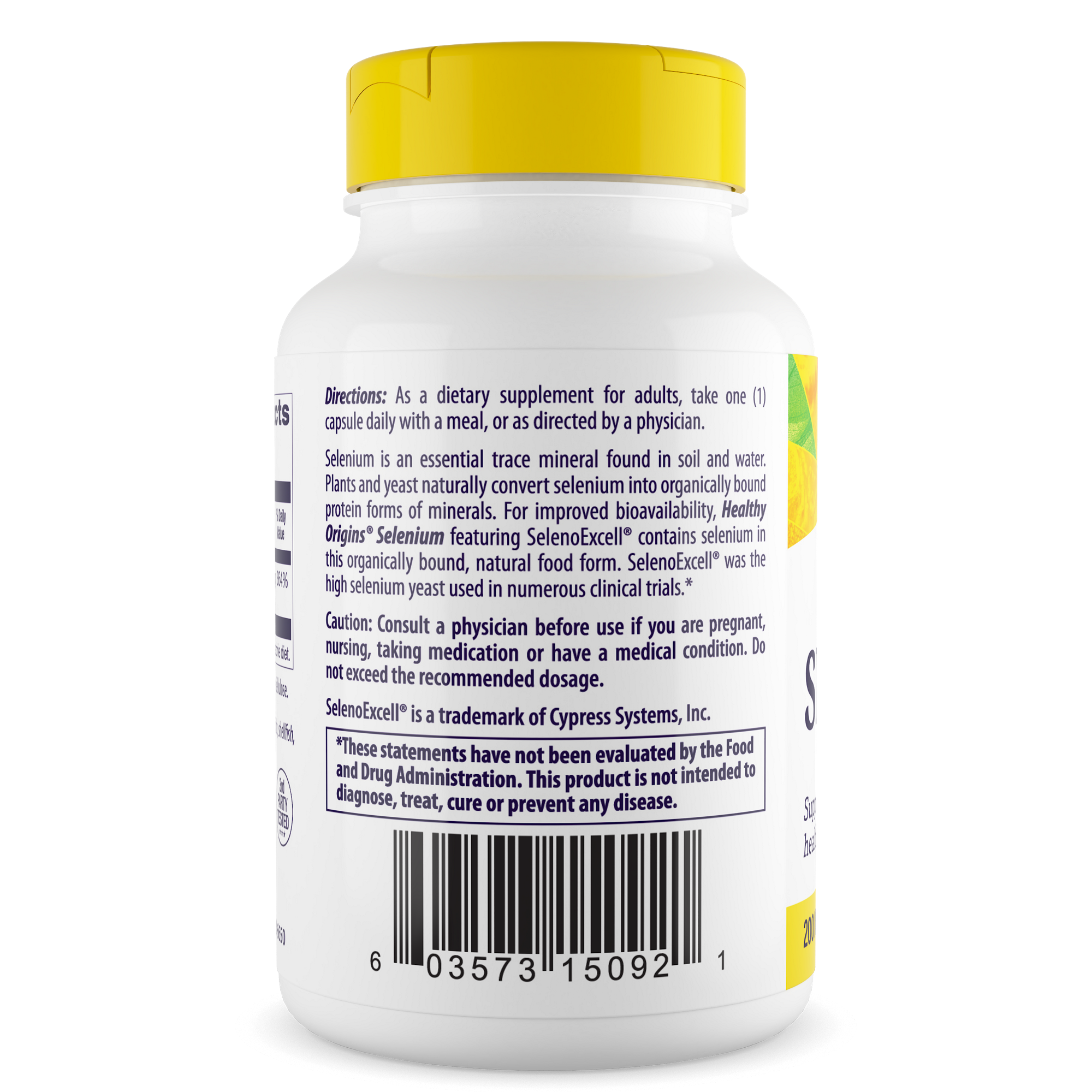 Healthy Origins - Seleno Excell Sélénium 200mcg