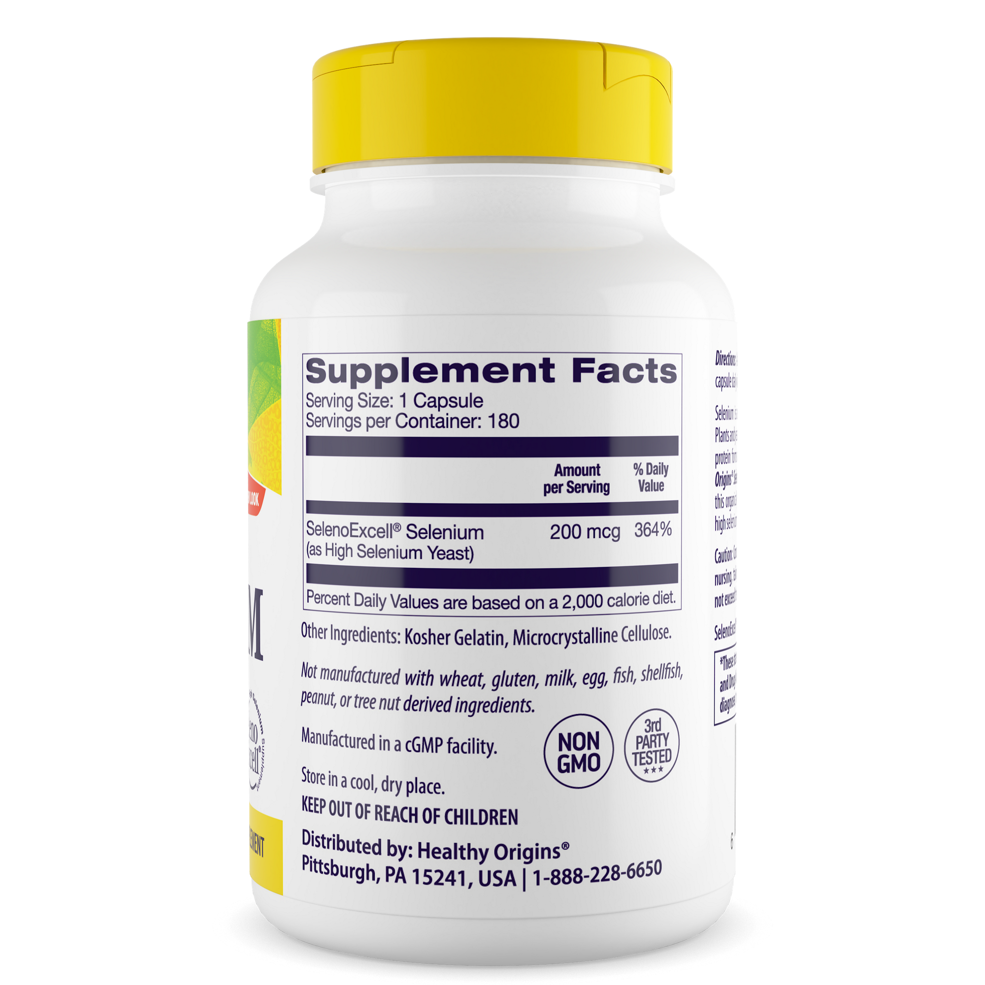 Healthy Origins - Seleno Excell Sélénium 200mcg