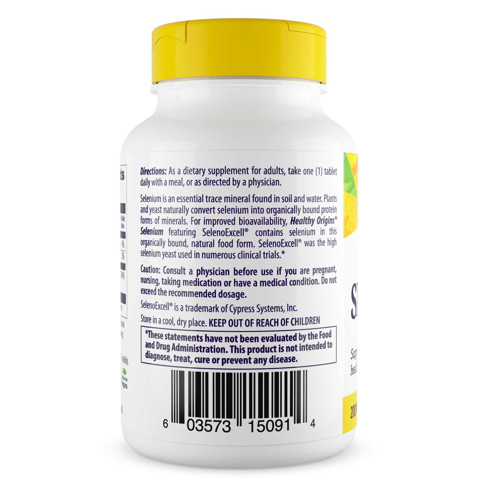 Healthy Origins - Seleno Excell Sélénium 200mcg