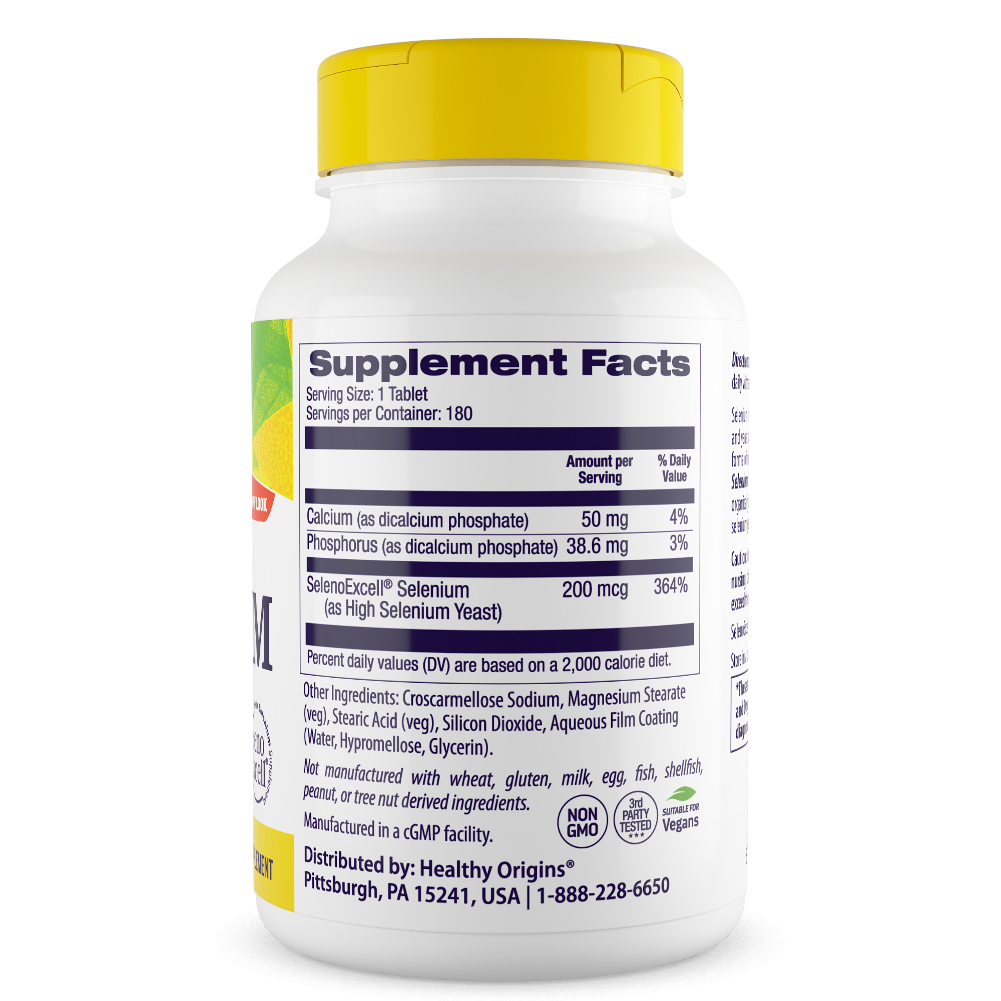 Healthy Origins - Seleno Excell Sélénium 200mcg