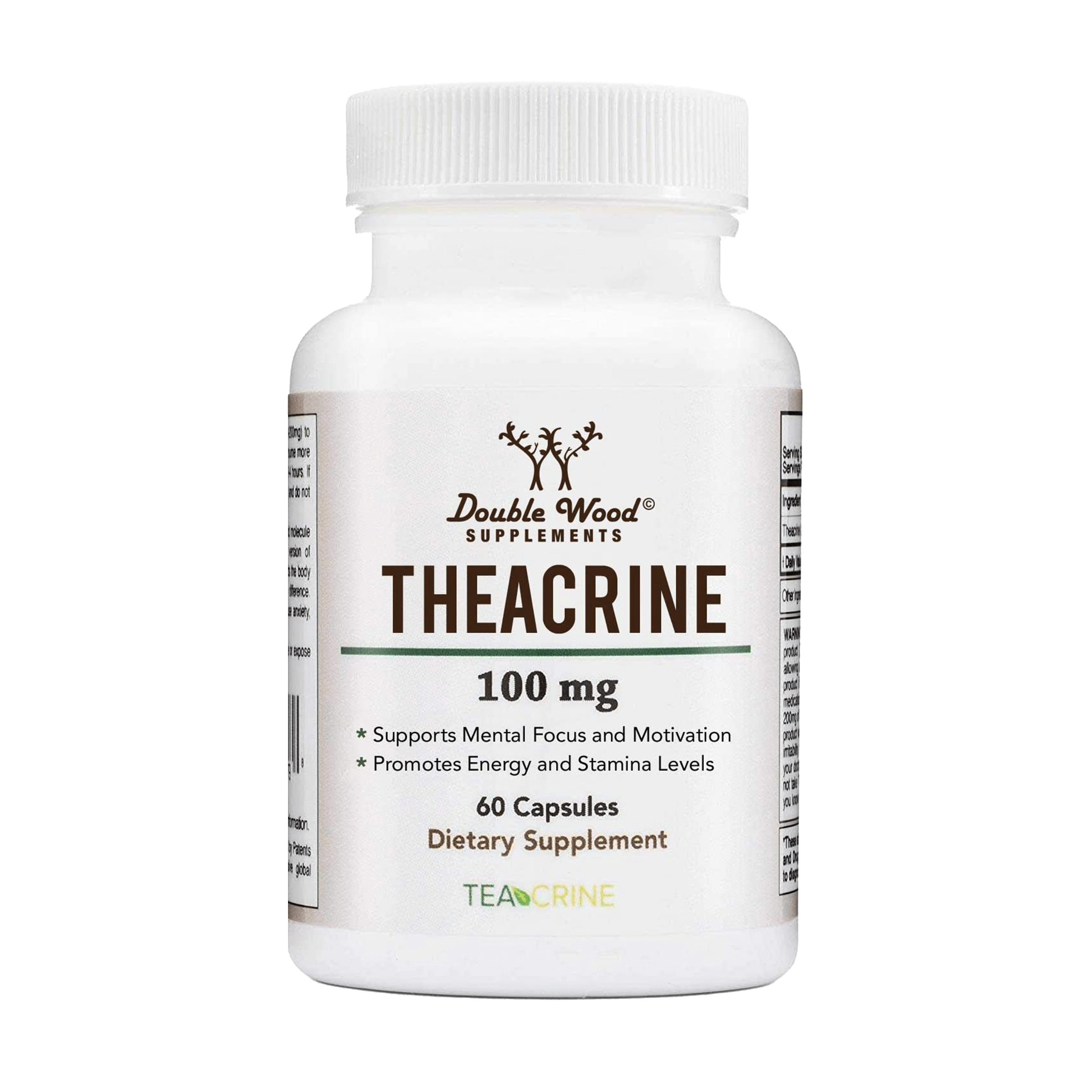 Double Wood - Théacrine - 60 gélules de 100 mg