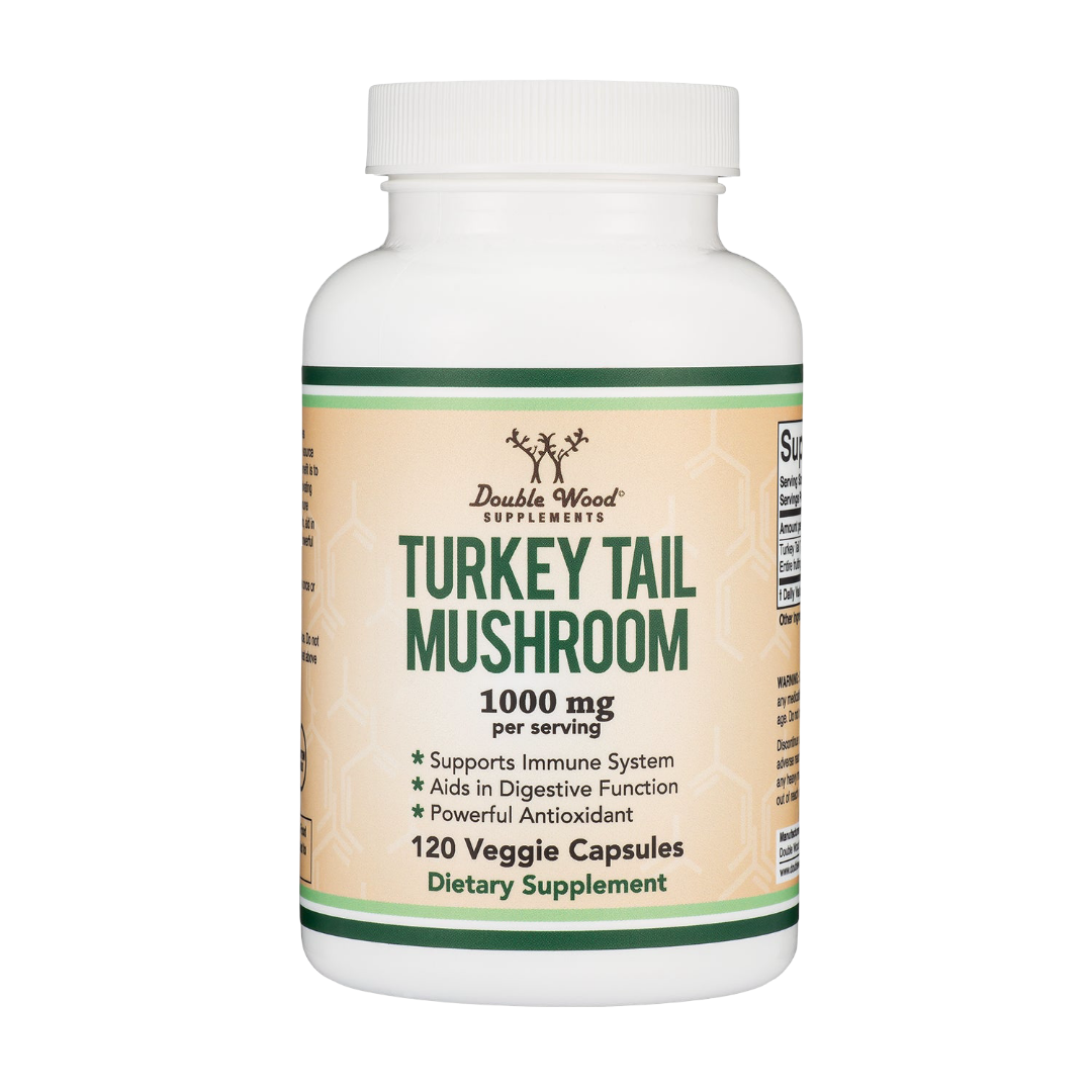 Double Wood - Champignon queue de dinde - 120 x 500 mg gélules