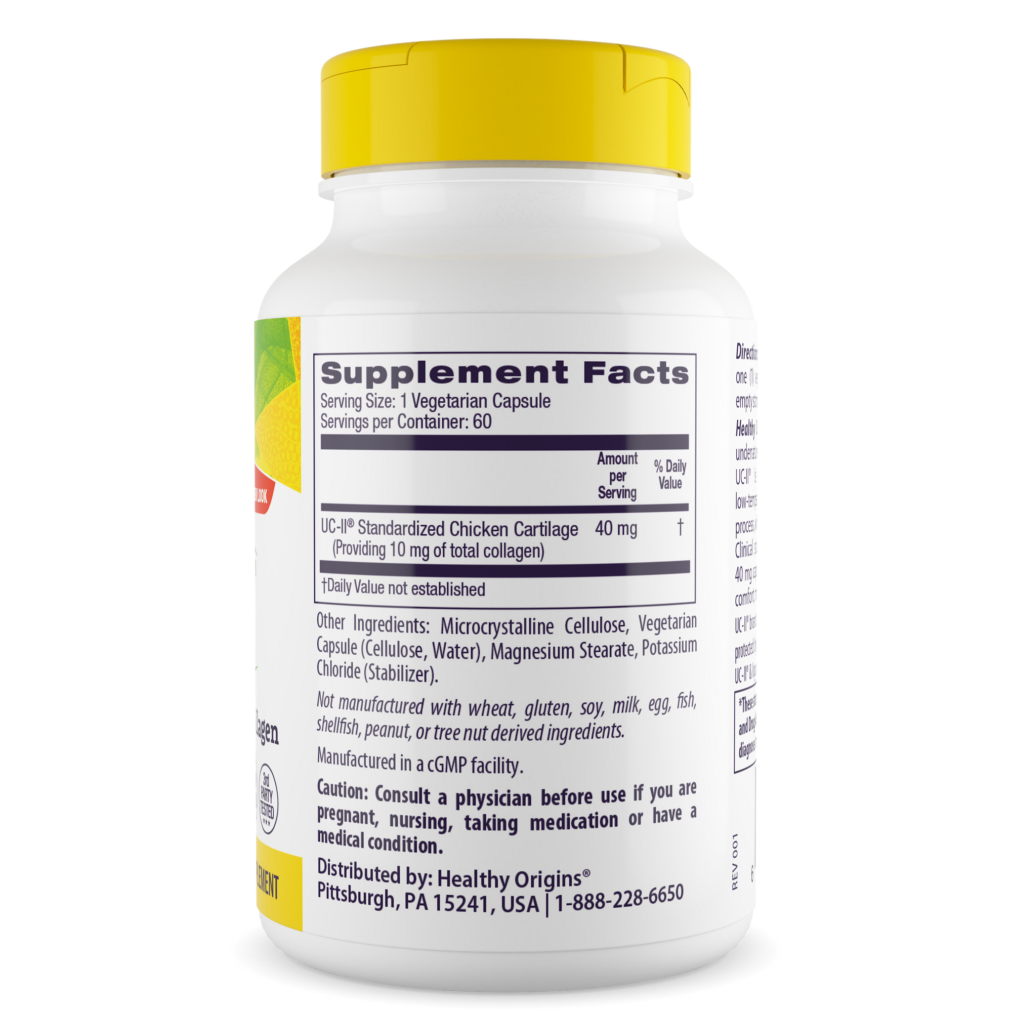 Healthy Origins - UC-II 40 mg (avec collagène de type II non dénaturé)