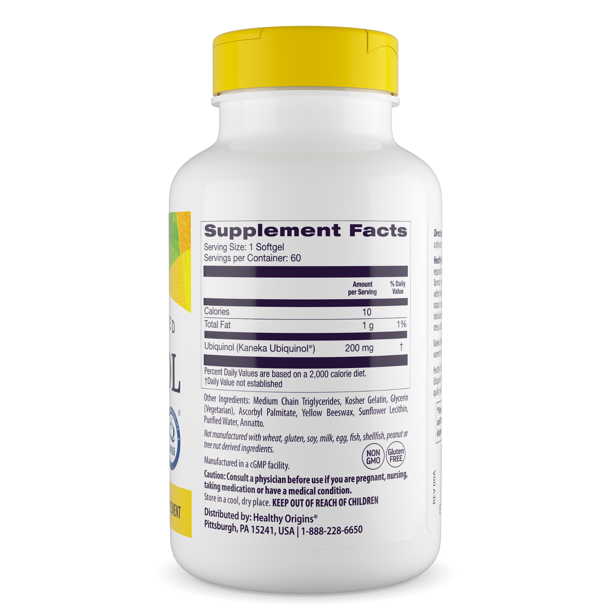 Healthy Origins - Ubiquinol, (forme active de CoQ10)
