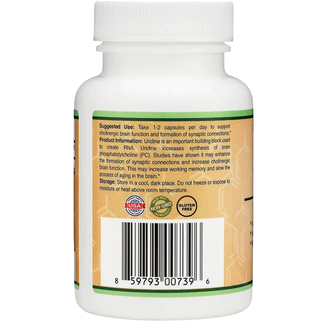 Double Wood - Uridine Monophosphate - 60 x 300 mg capsules