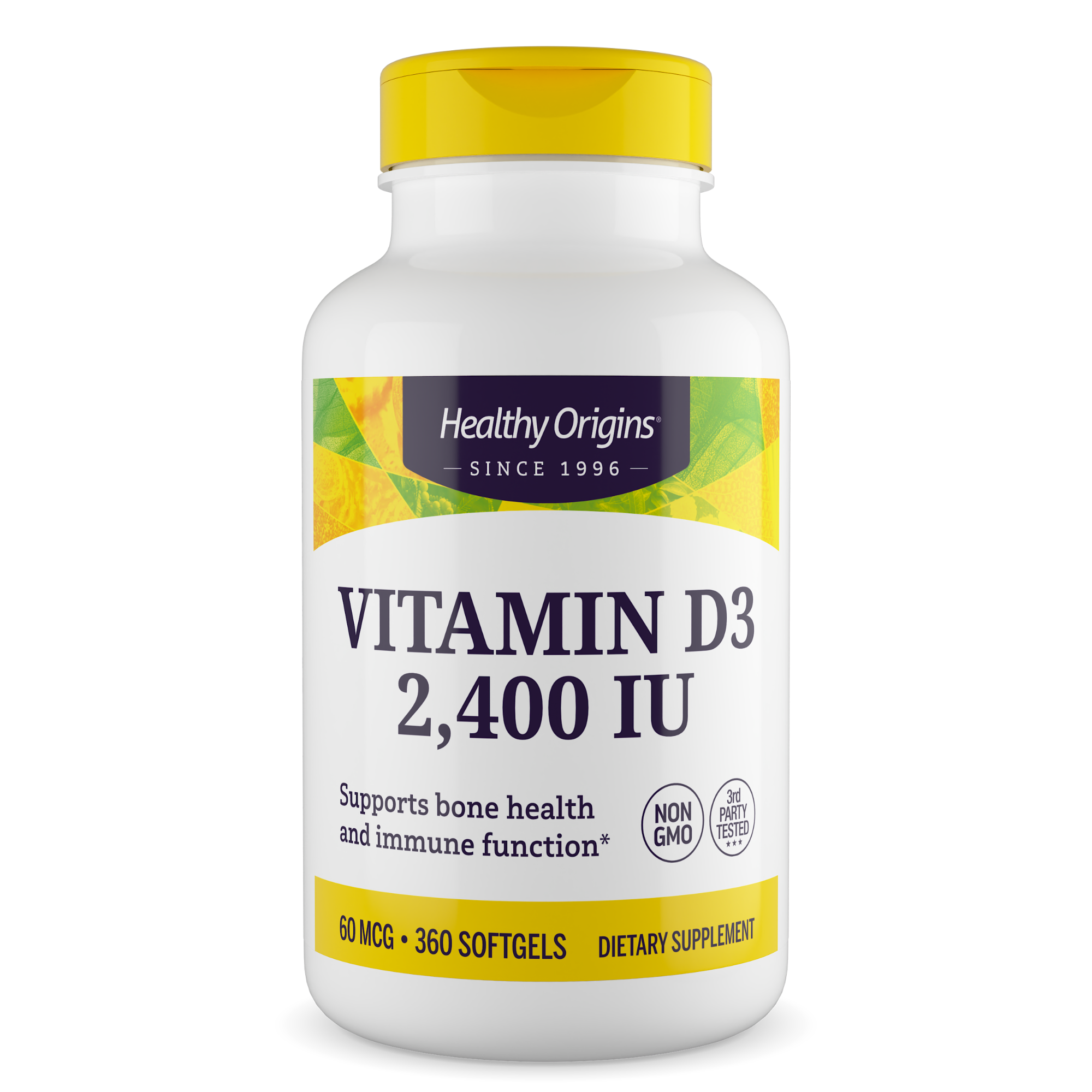 Healthy Origins - Vitamin Dз (with MCT Oil) 2,400 IU