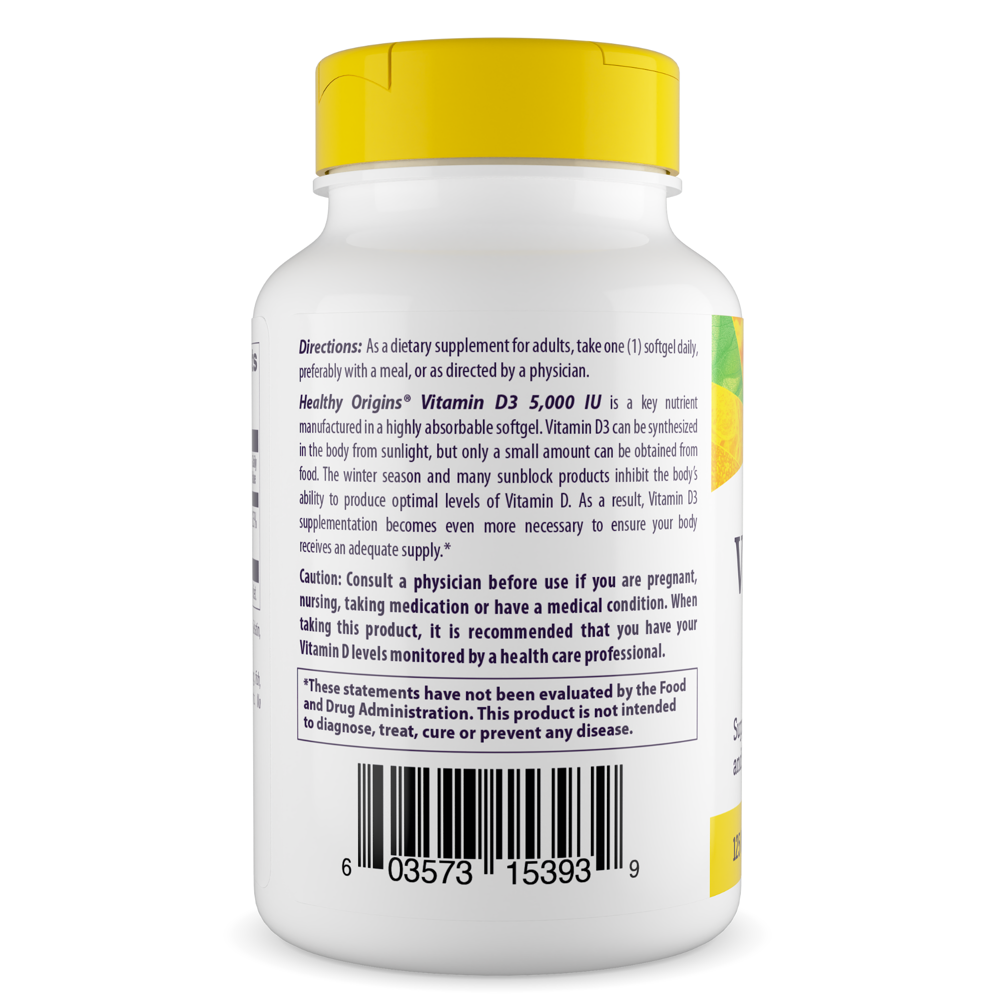 Origines saines - Vitamine D3