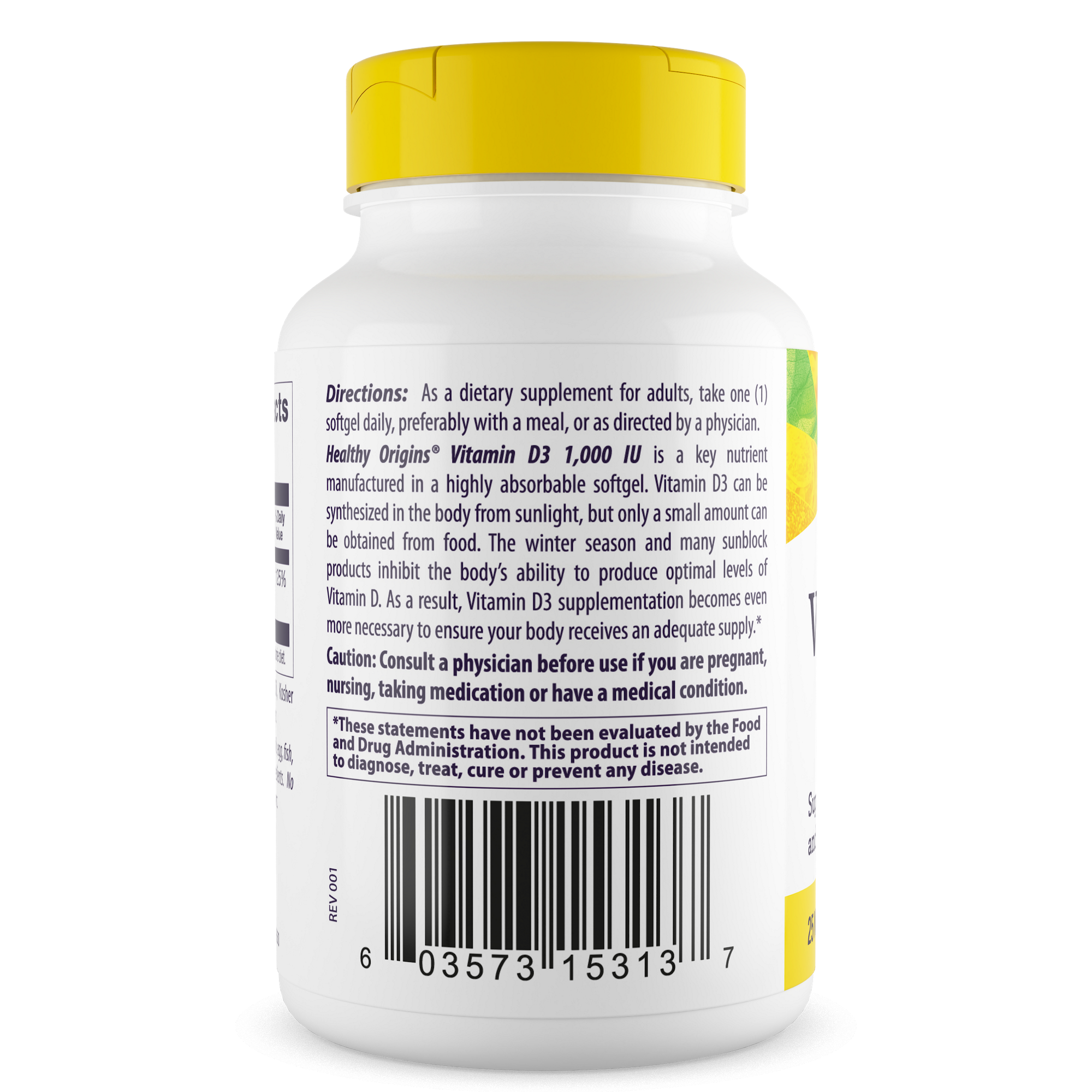 Healthy Origins - Vitamin D3