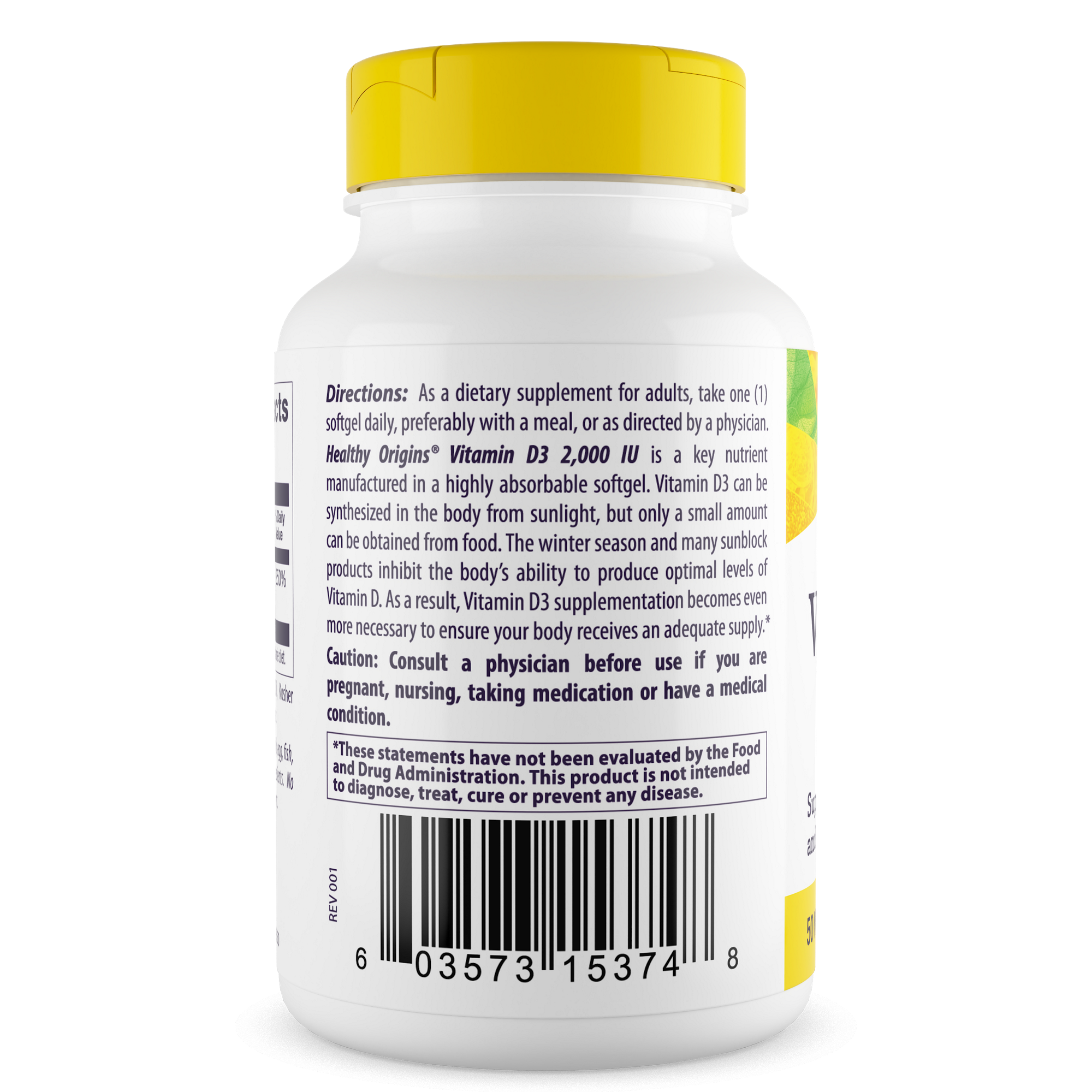 Healthy Origins - Vitamin D3