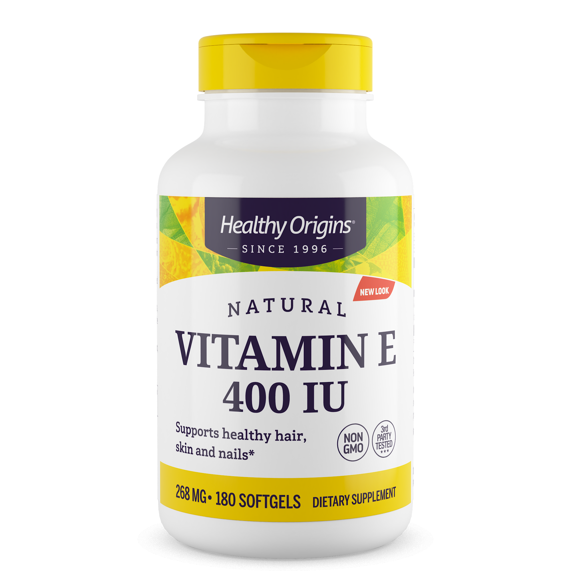 Healthy Origins - Vitamine E 1000 UI (naturelle) Toco mixte