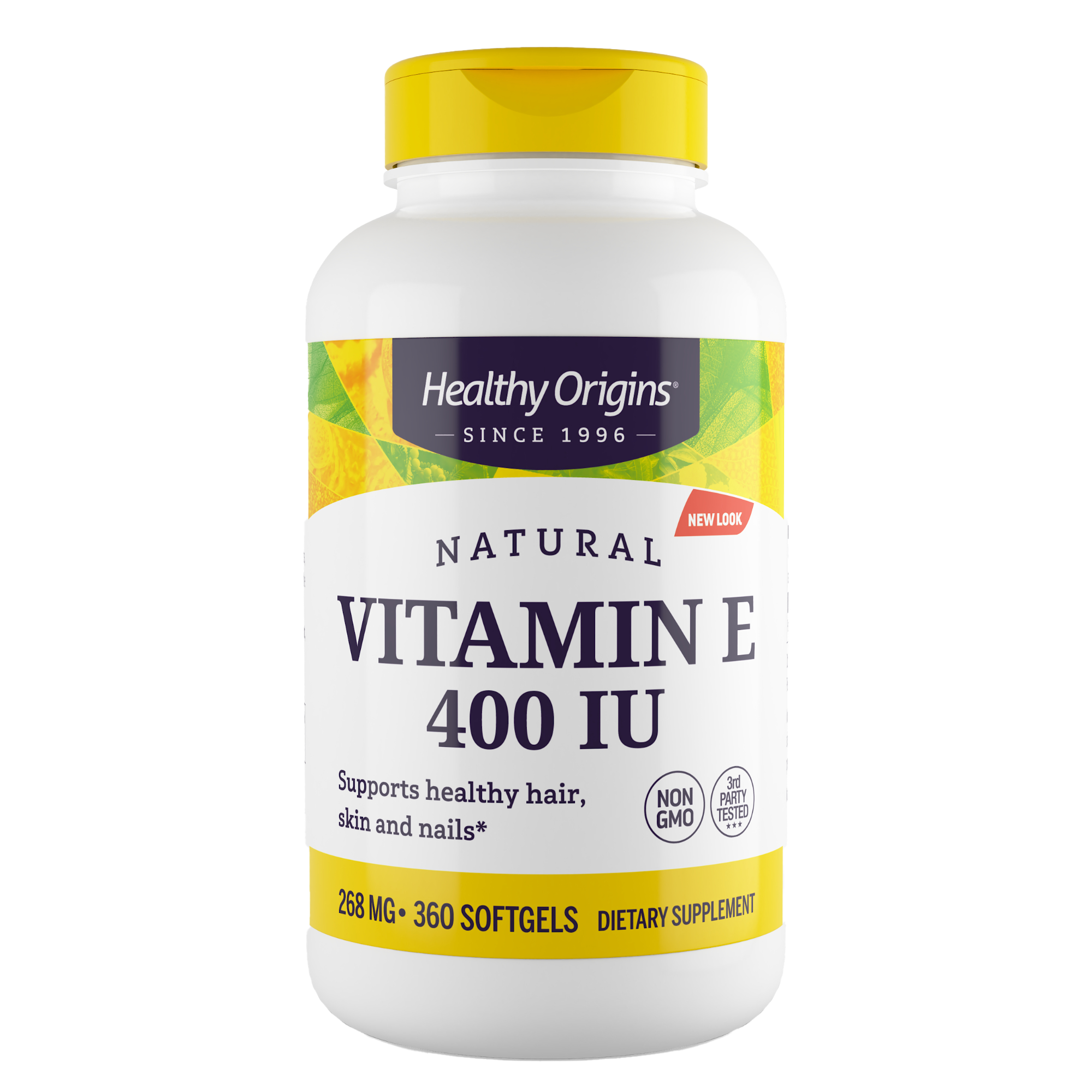 Healthy Origins - Vitamine E 1000 UI (naturelle) Toco mixte