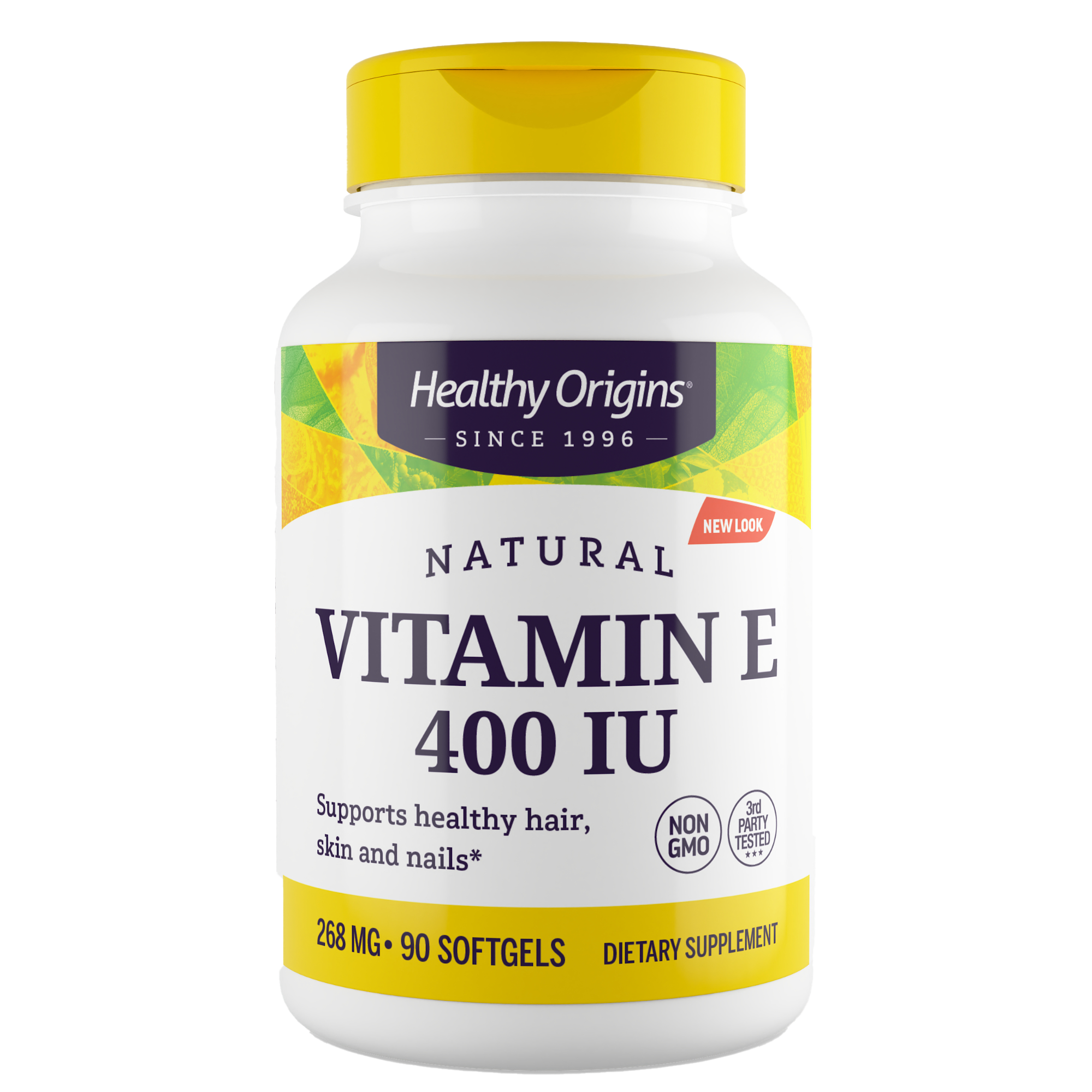 Healthy Origins - Vitamine E 1000 UI (naturelle) Toco mixte