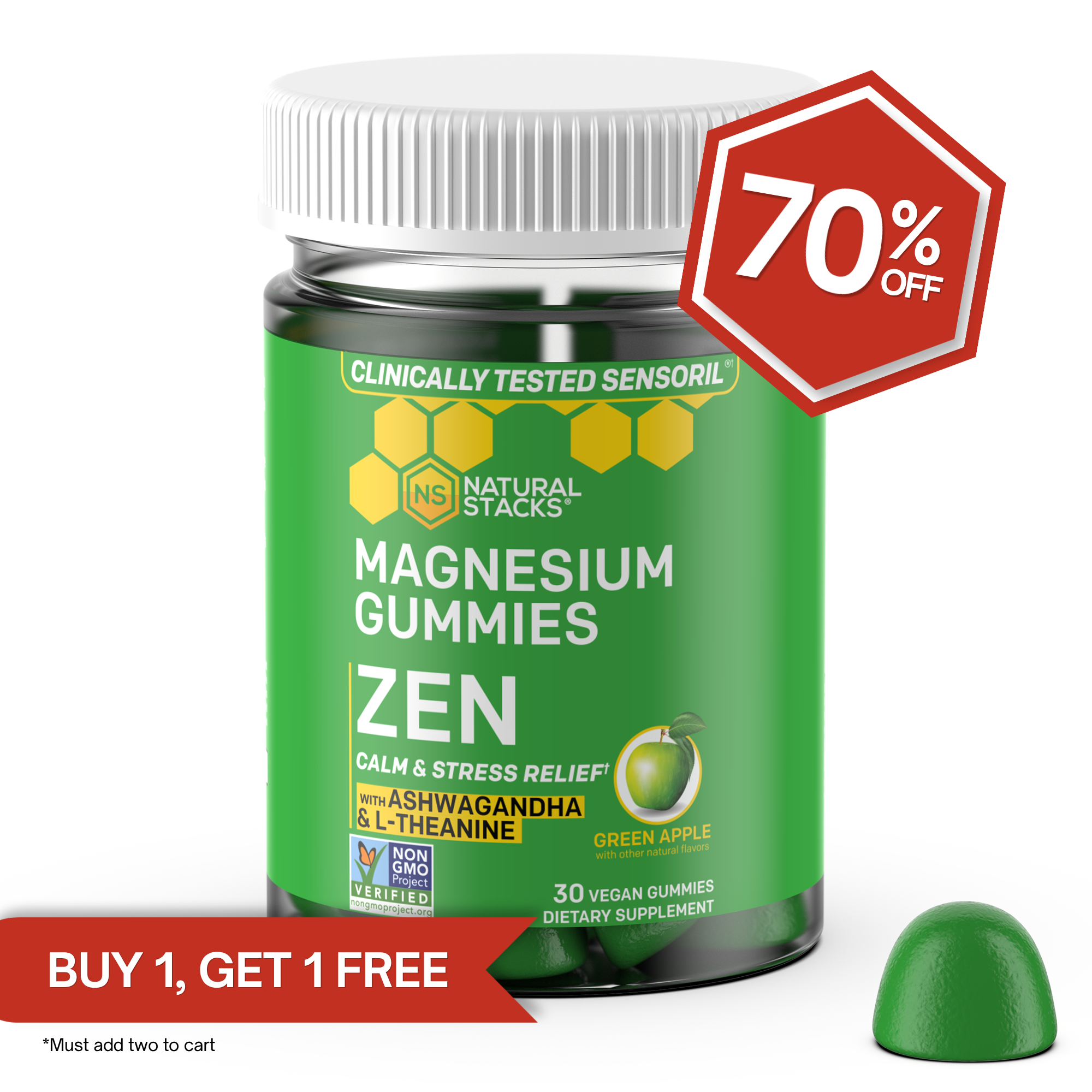 Natural Stacks - Zen Magnesium Gummies