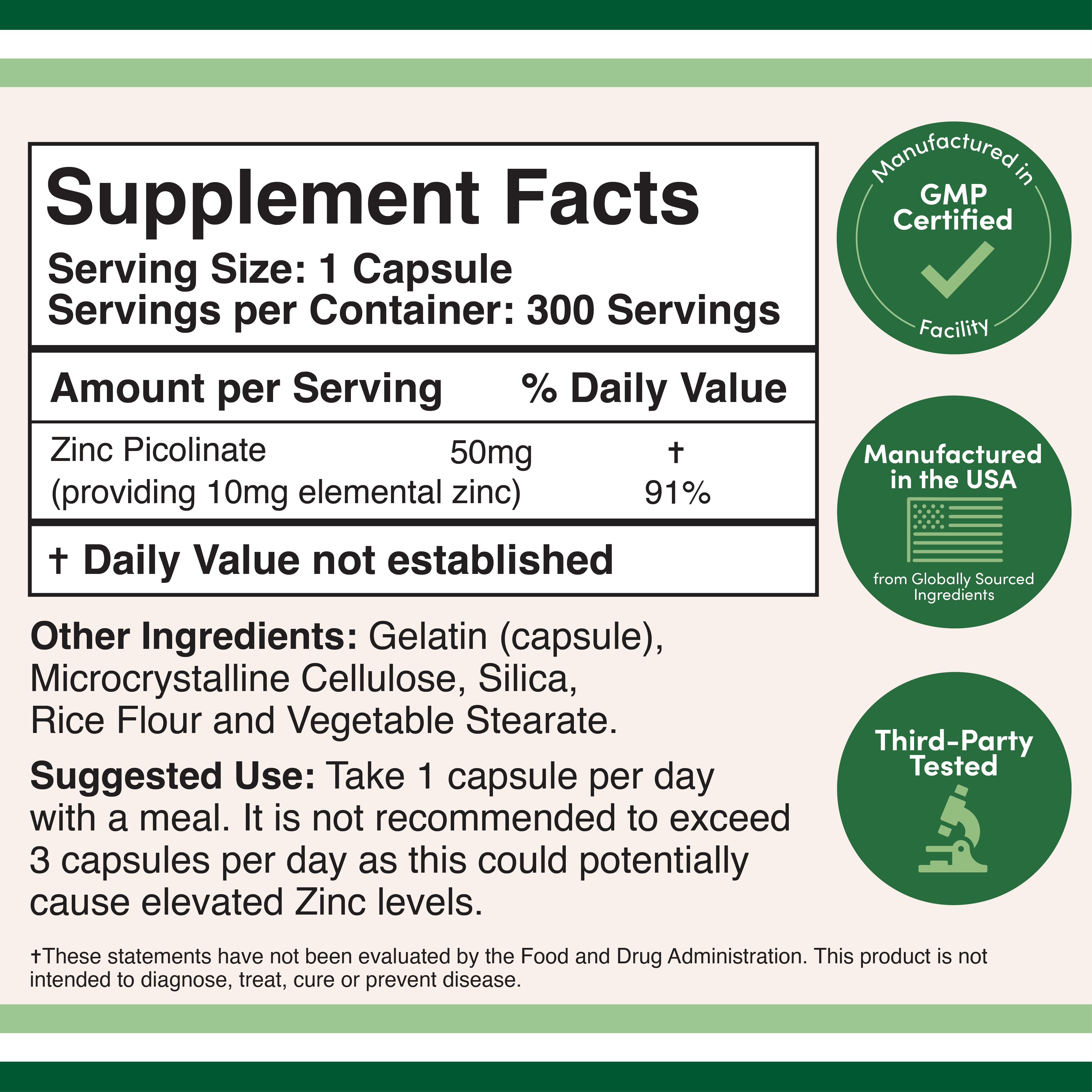 Double Wood - Zinc Picolinate
