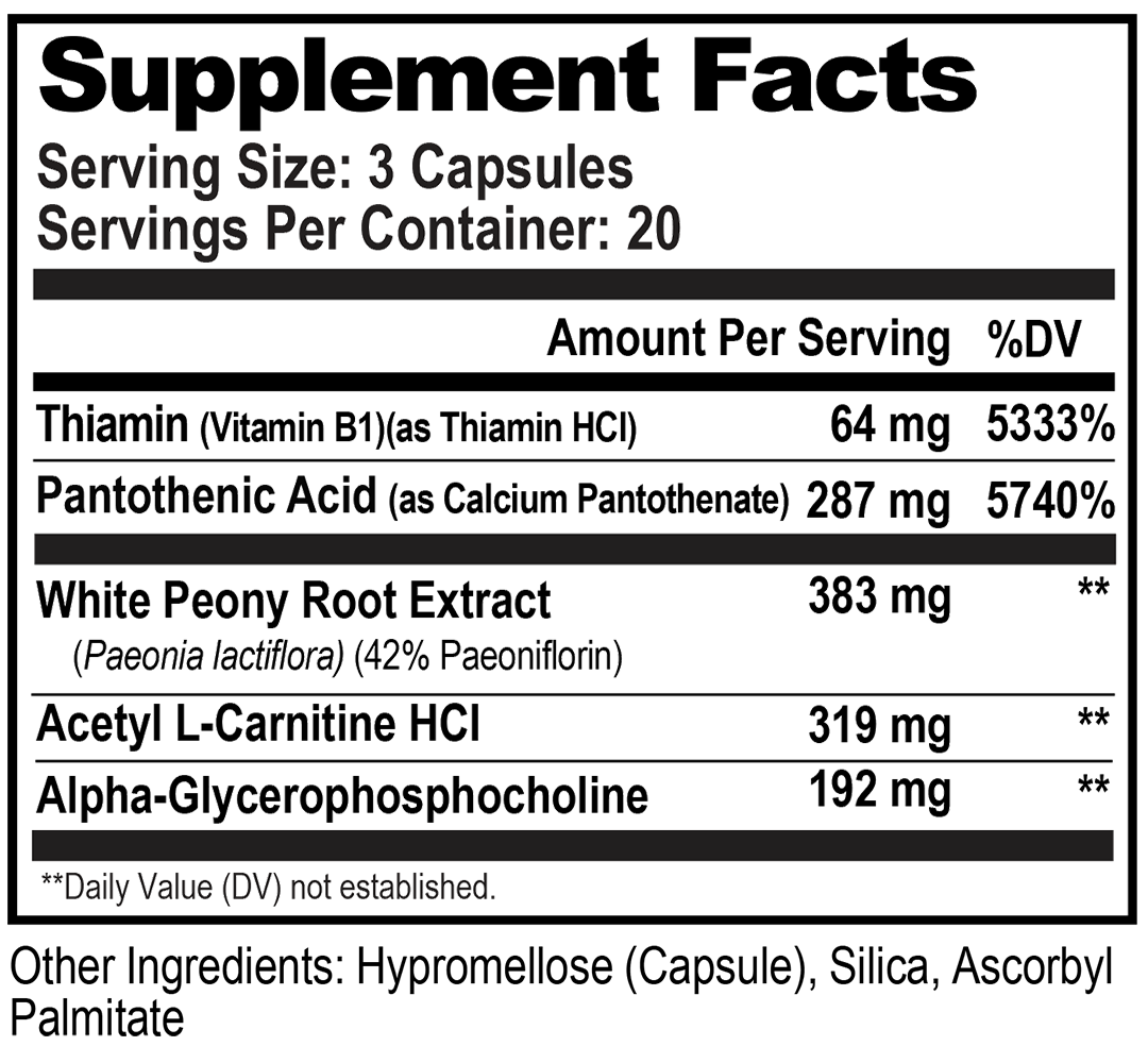 Natural Stacks - Acetylcholine Brain Food™