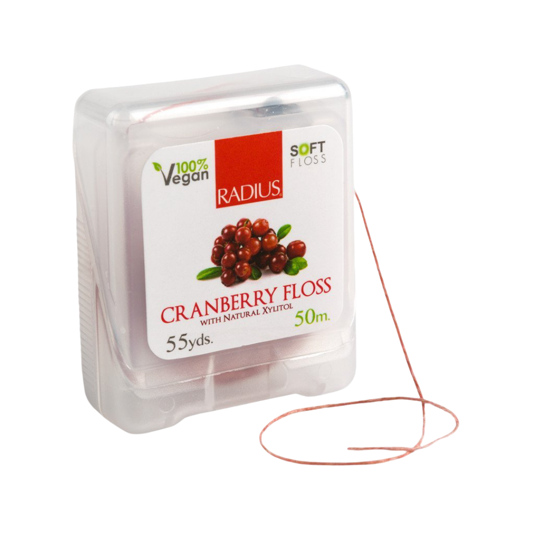 Radius - 純素木糖醇牙線(55 碼)蔓越莓