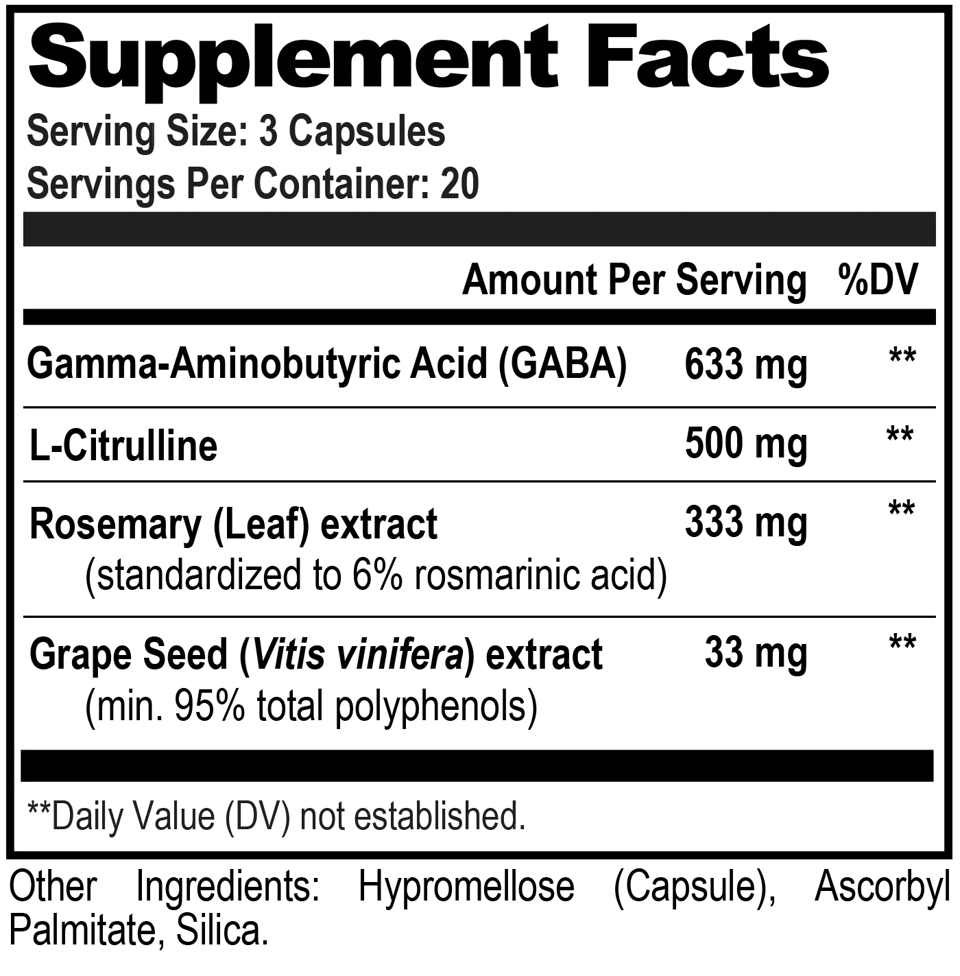 Natural Stacks - GABA Brain Food™