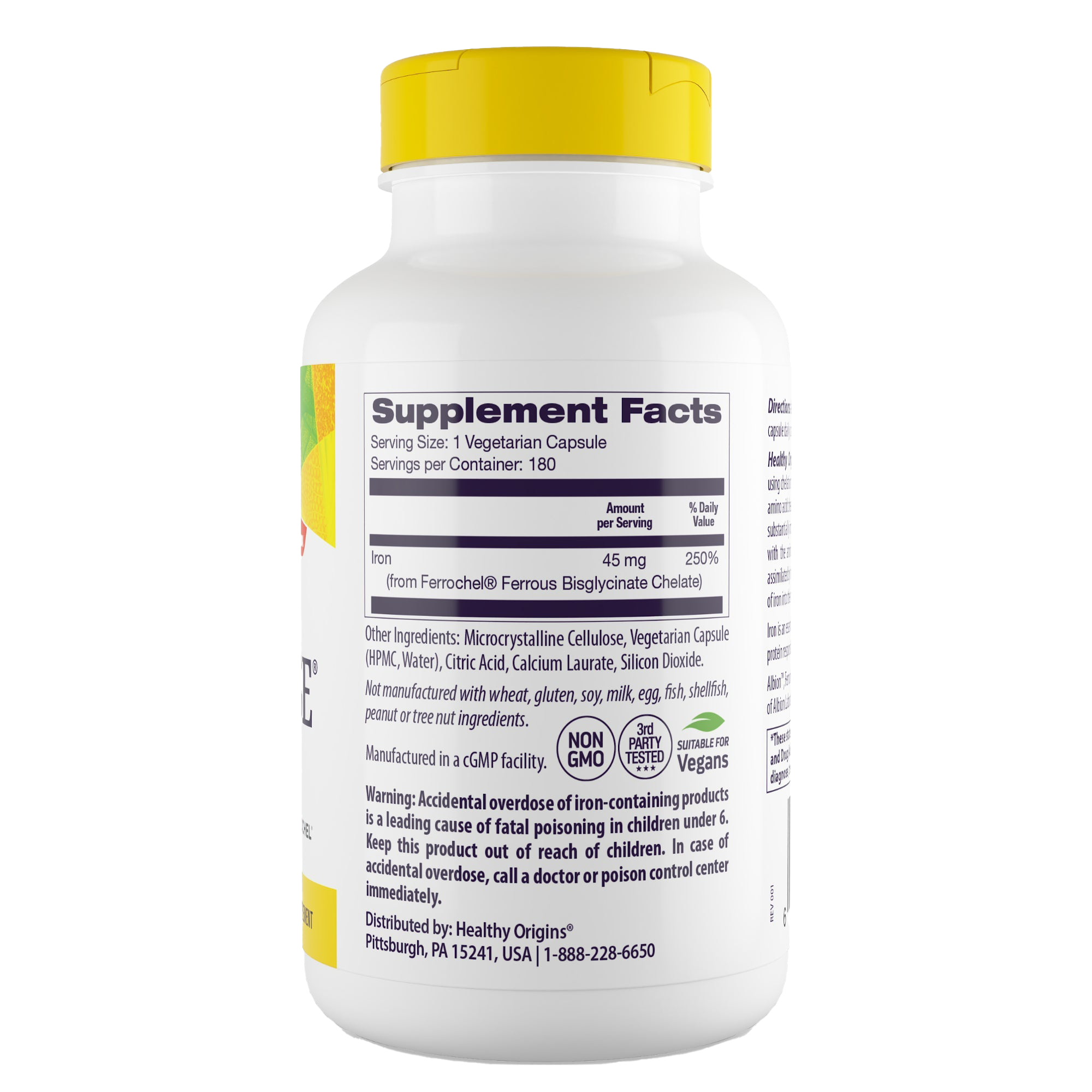 Healthy Origins - Iron Ease® (Featuring Ferrochel®)