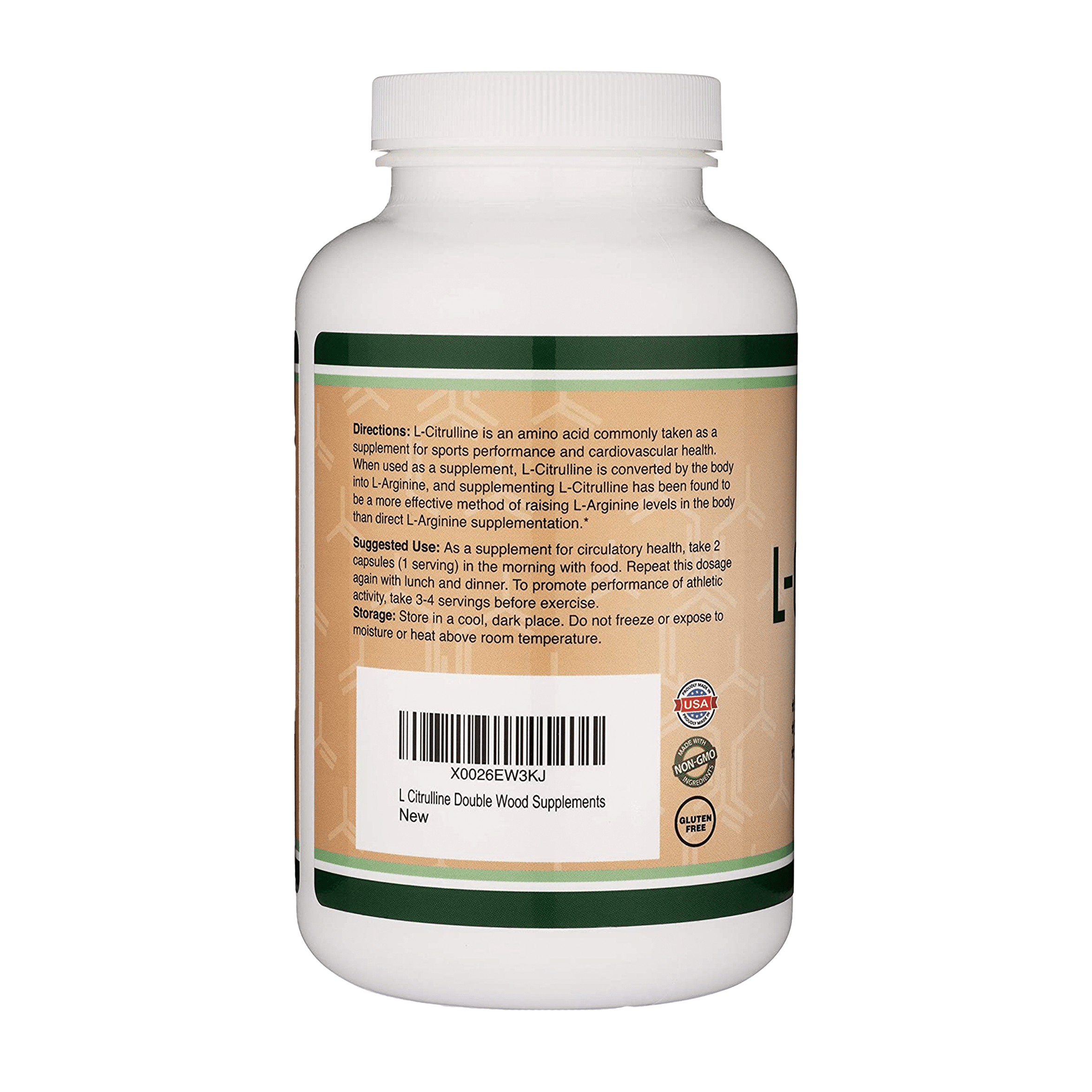 Double Bois - L-Citrulline - 210 x 600 mg gélules