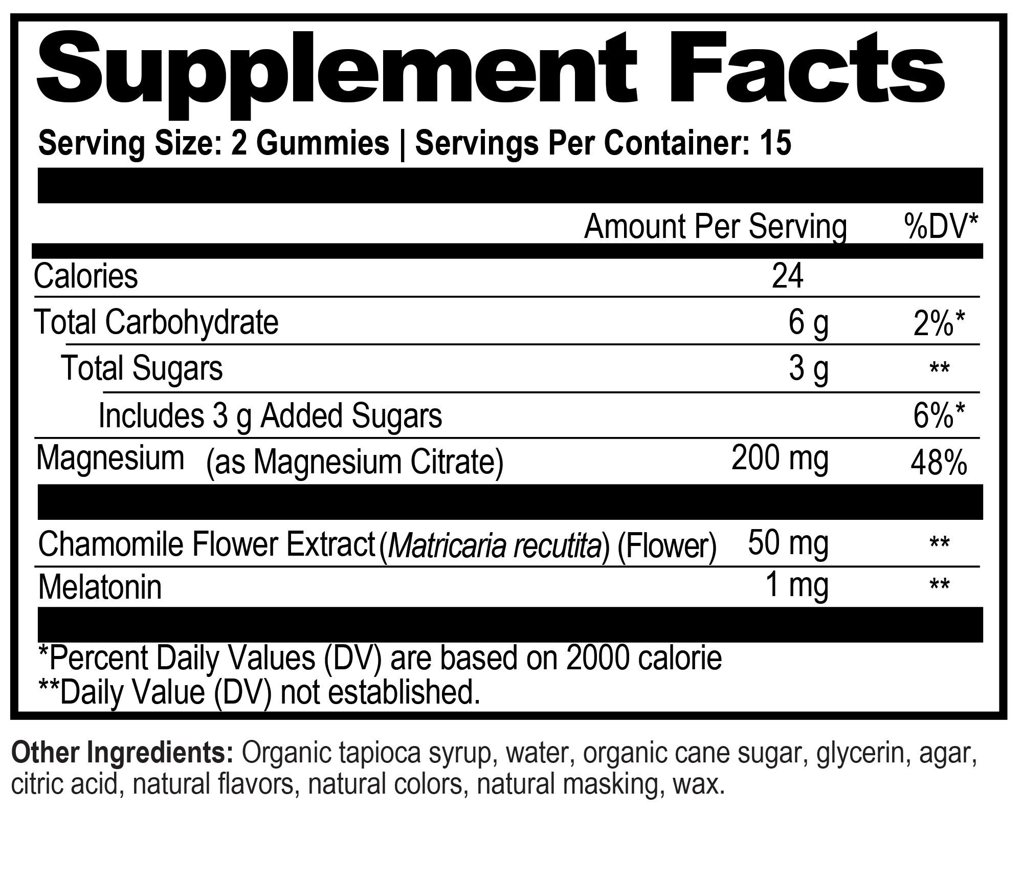 Natural Stacks - Sleep Magnesium Gummies
