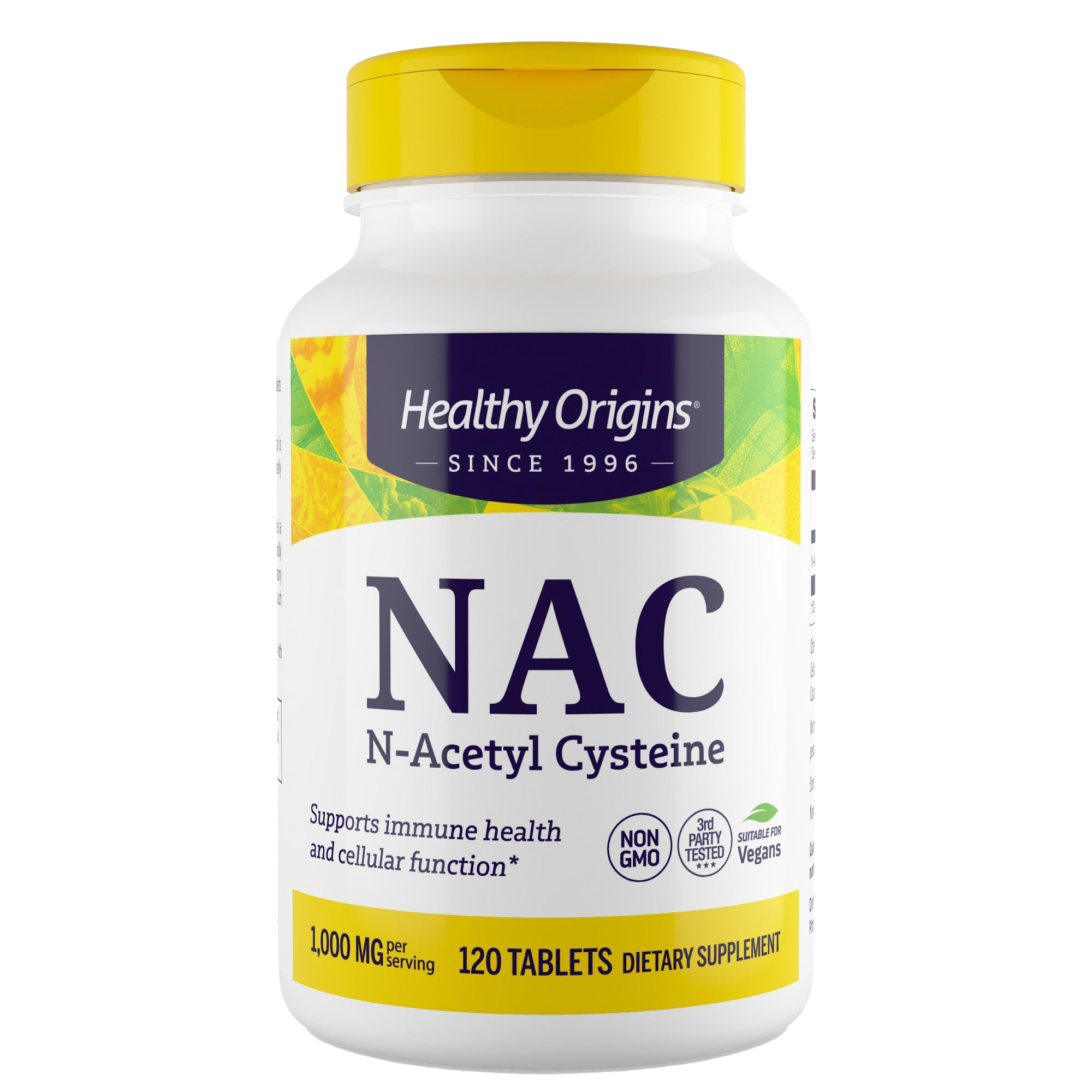 Healthy Origins - NAC (N-acétylcystéine) 1 000 mg