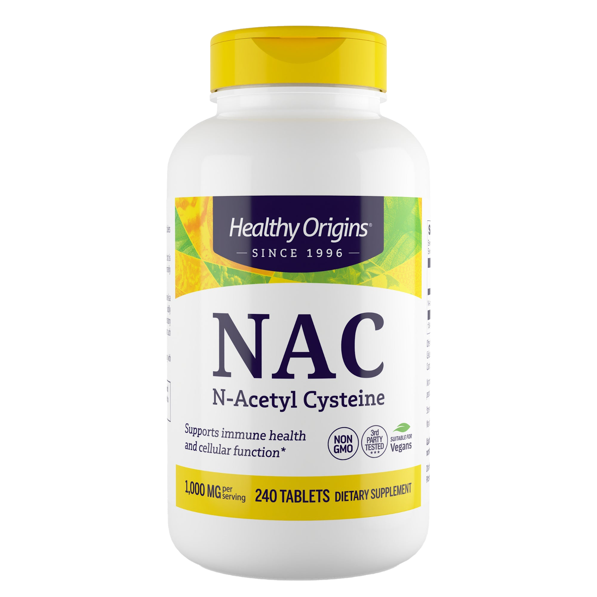 Healthy Origins - NAC (N-acétylcystéine) 1 000 mg