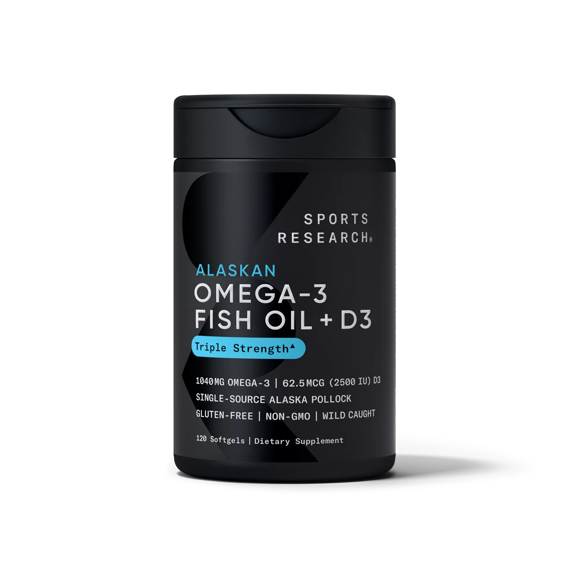 Sports Research - Omega-3 Fish Oil + Vitamin D3