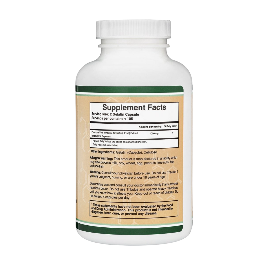 Double Wood - Tribulus Terrestris - Gélules de 210 x 500 mg
