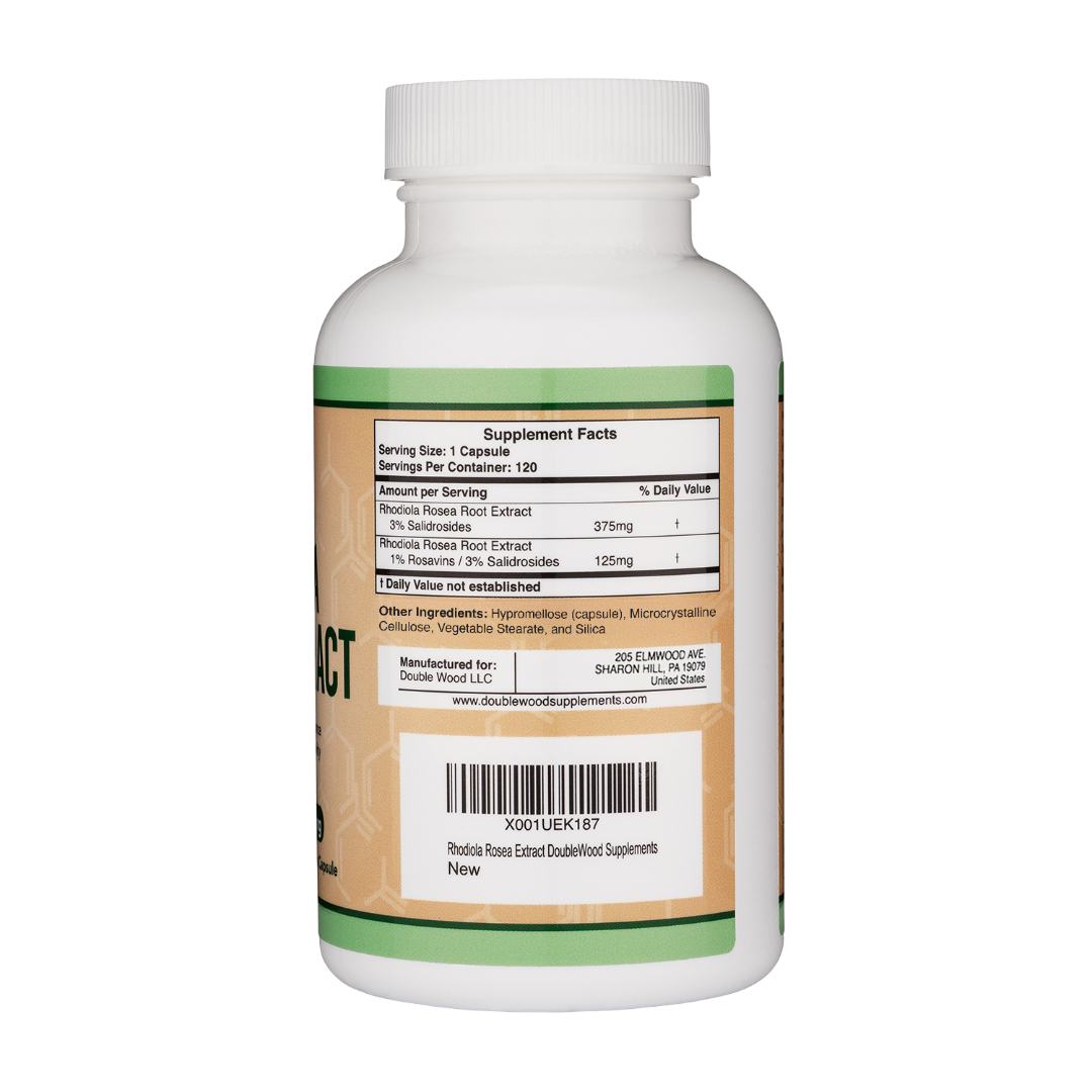 Bois Double - Rhodiola Rosea - 120 gélules de 500 mg