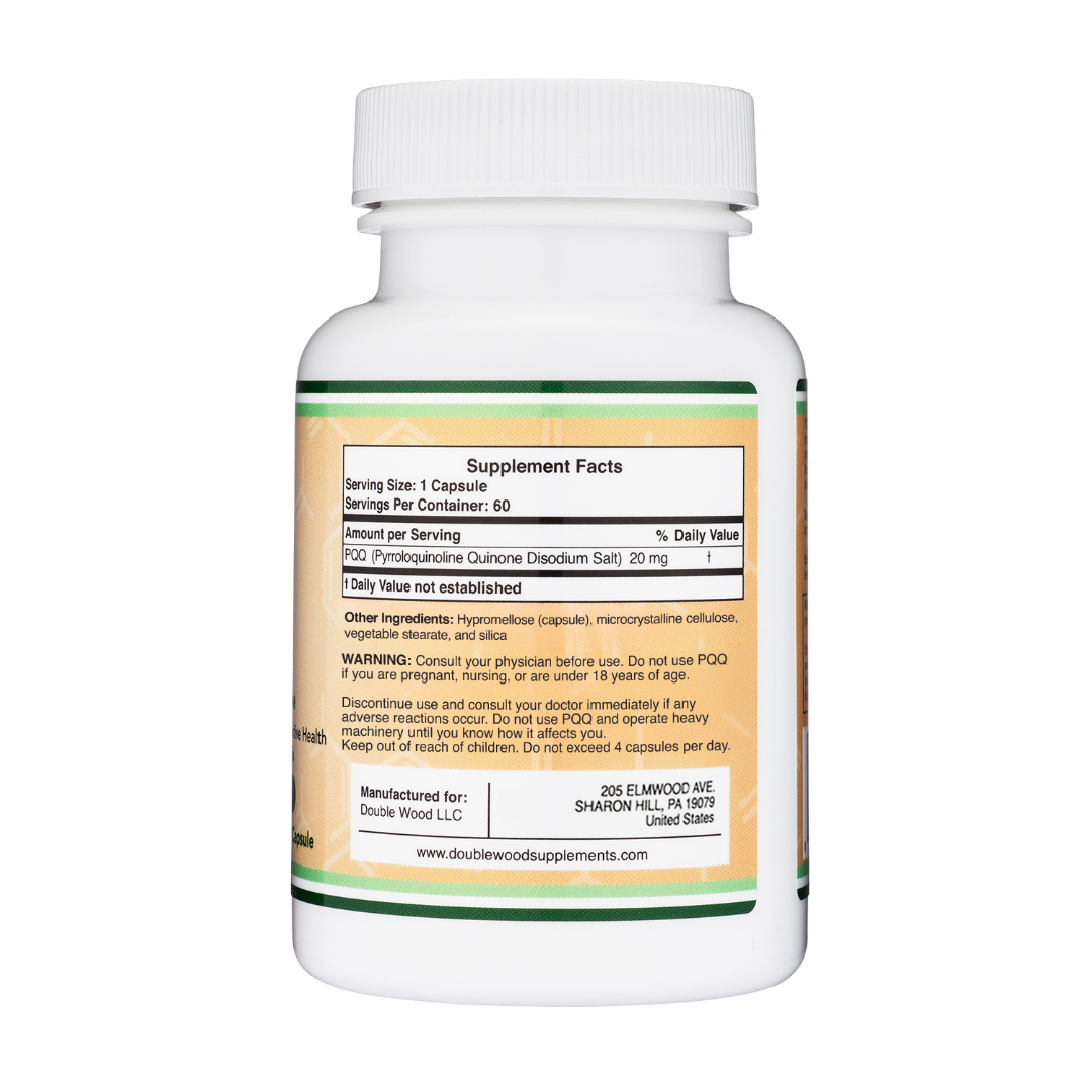 Double Bois - PQQ - 60 gélules de 20 mg