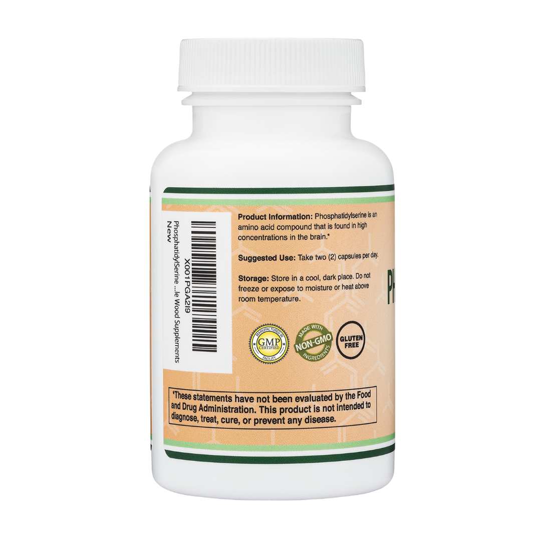 Double Wood - Phosphatidylsérine - 120 gélules de 150 mg