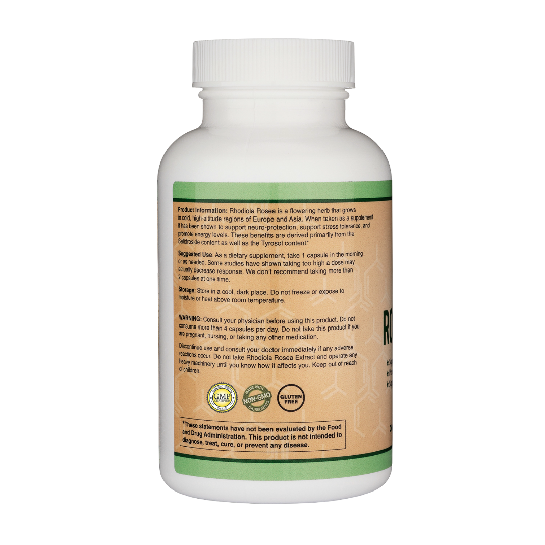 Bois Double - Rhodiola Rosea - 120 gélules de 500 mg