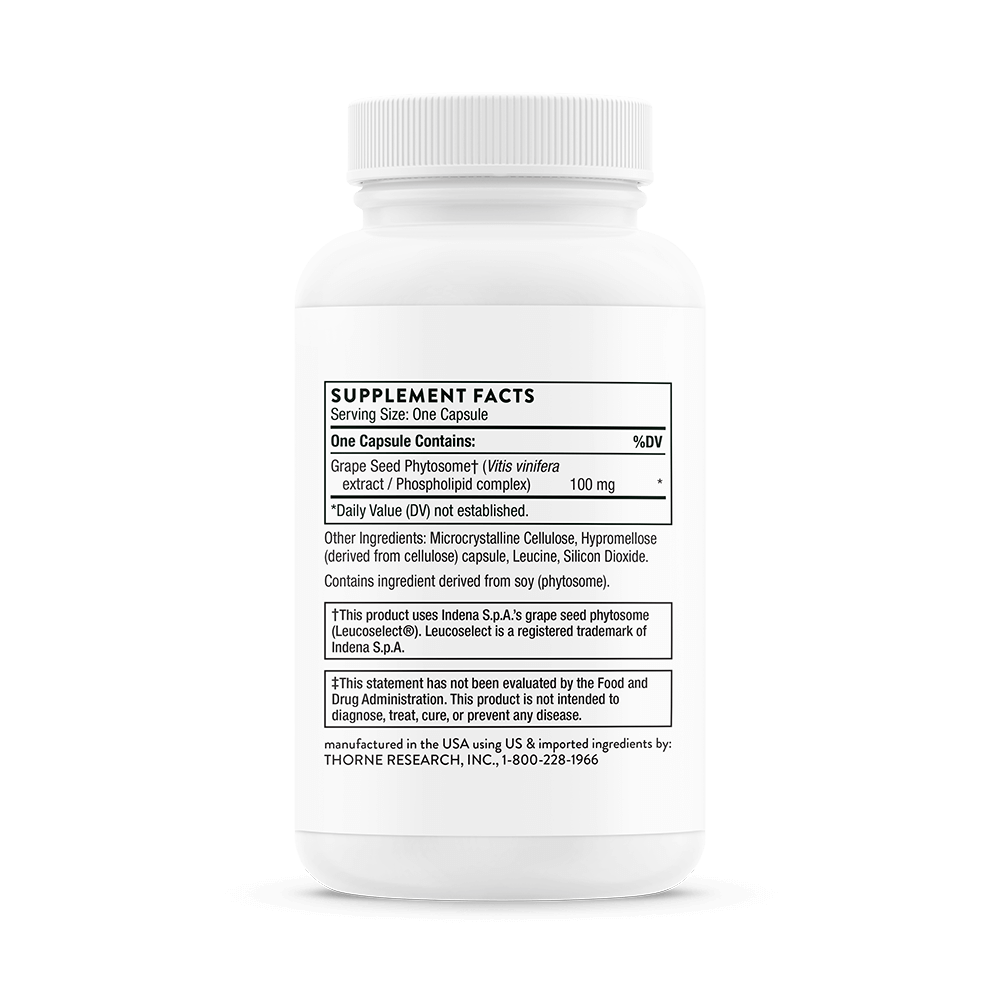 Thorne - Grape Seed Extract - 60 Capsules