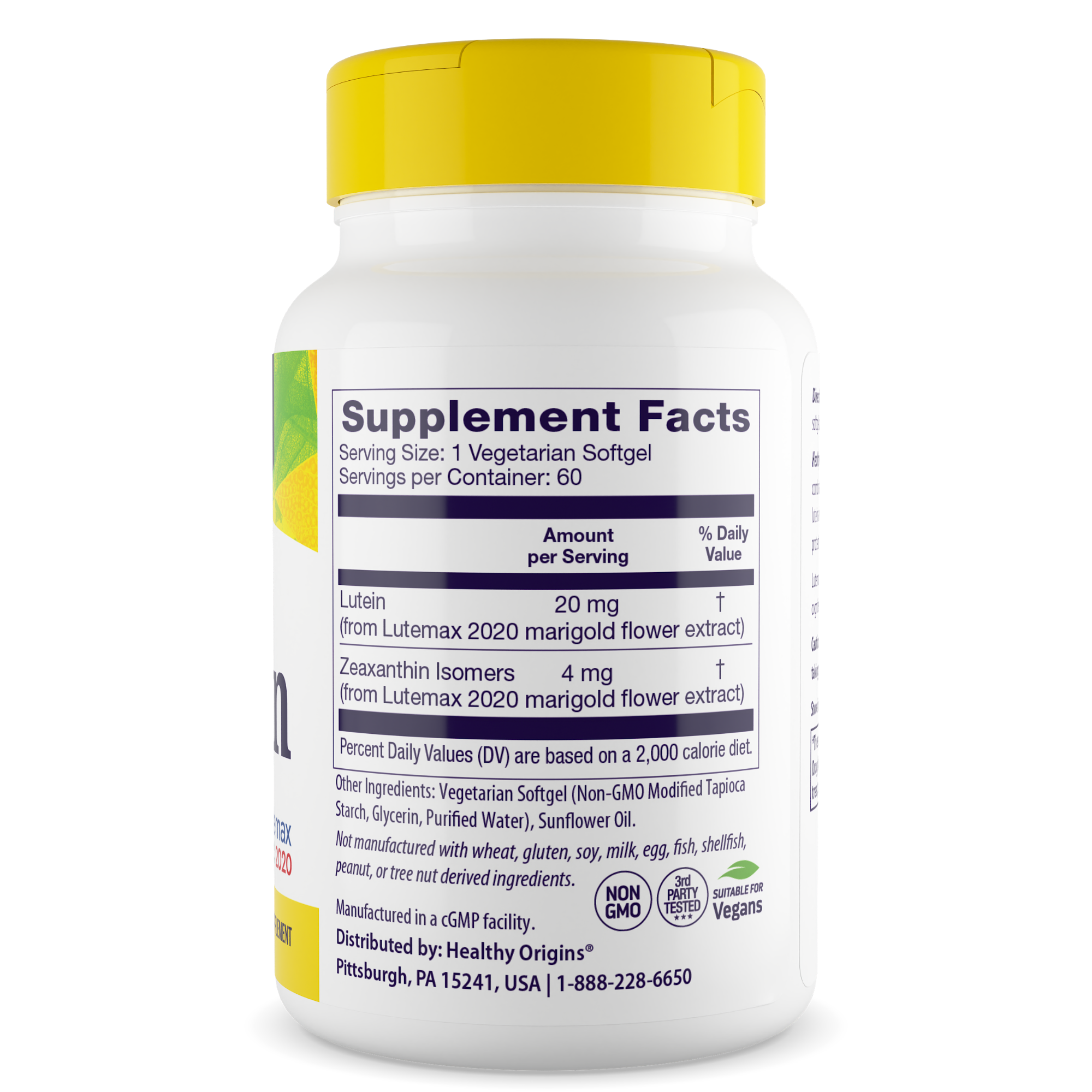 Healthy Origins - Lutein (Lutemax® 2020)