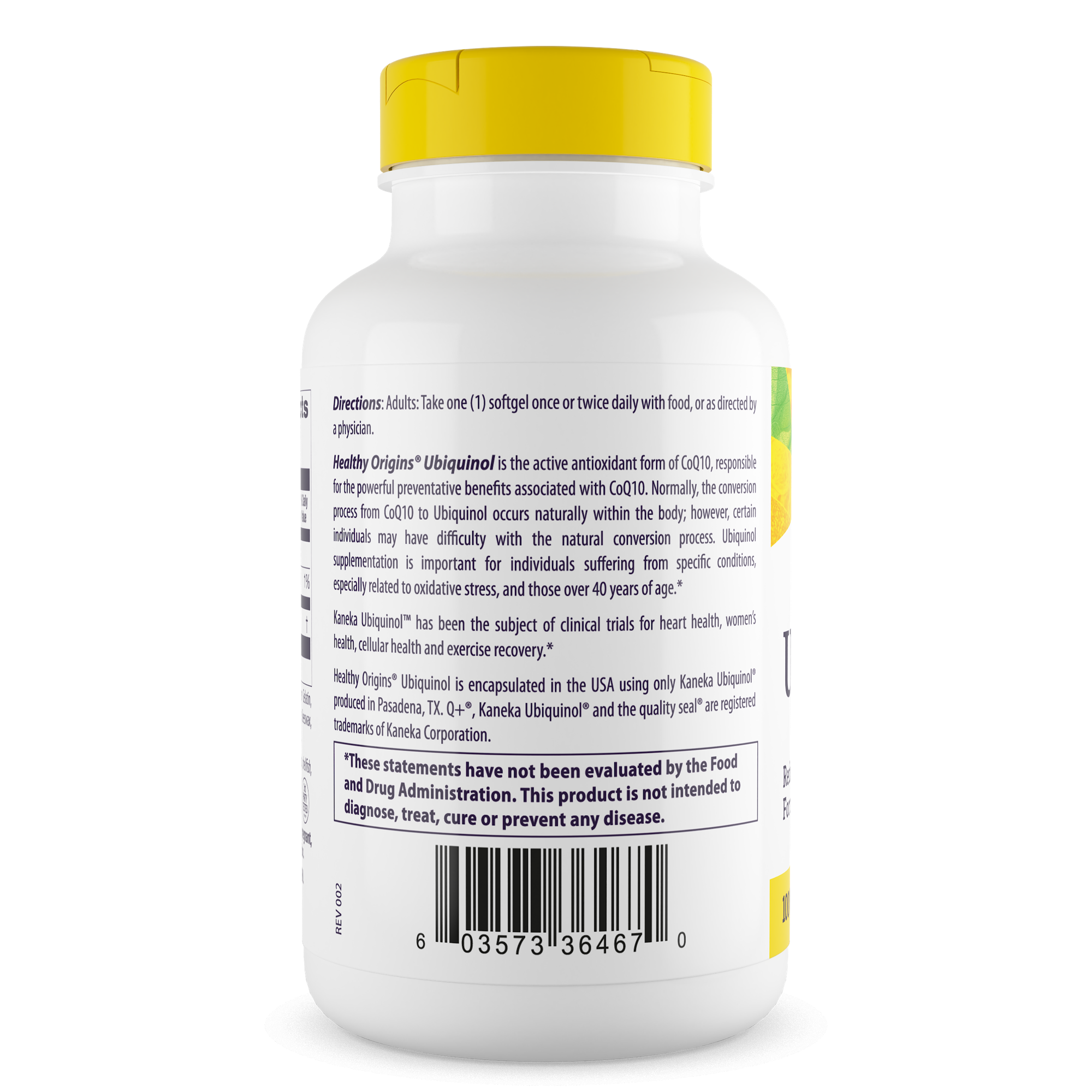 Healthy Origins - Ubiquinol, (Active Form of CoQ10)