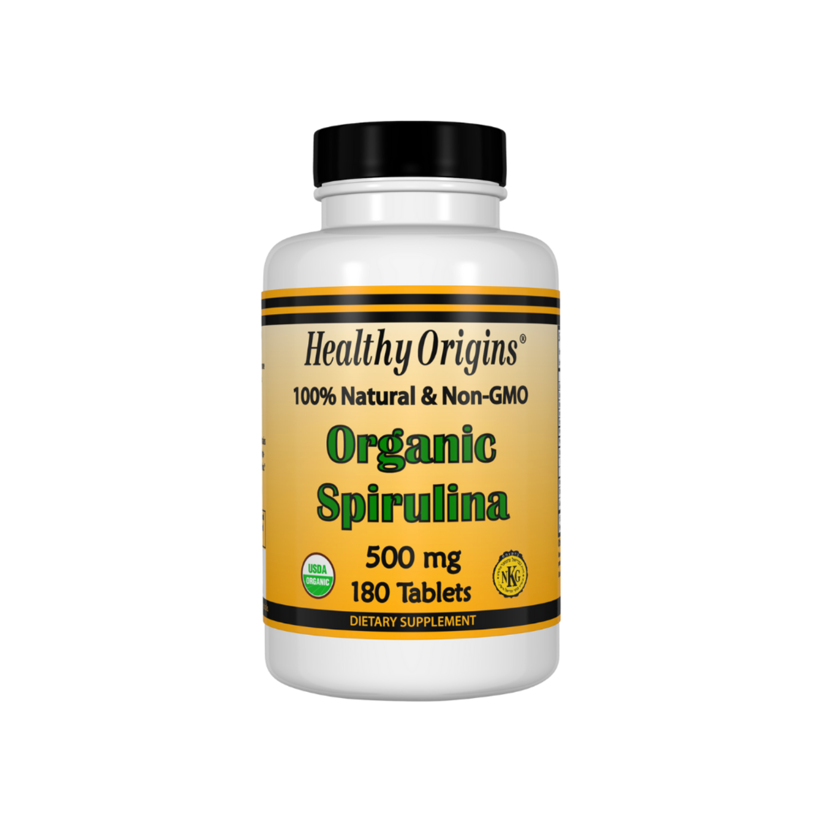 Healthy Origins - Spiruline, 500 mg (biologique)