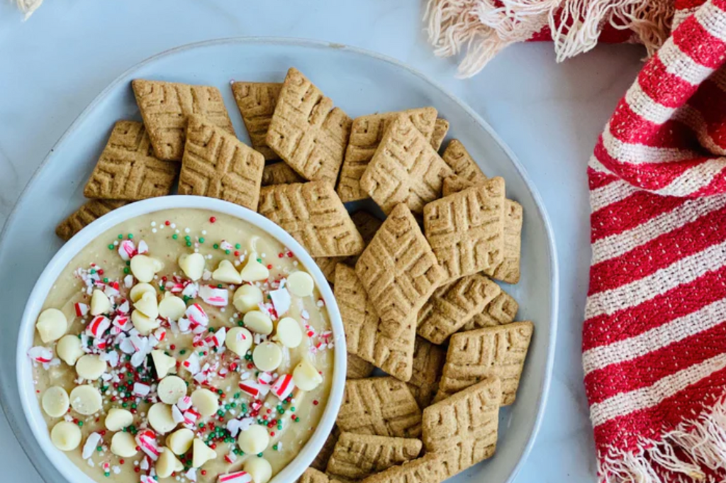 High Protein Candy Cane Dip