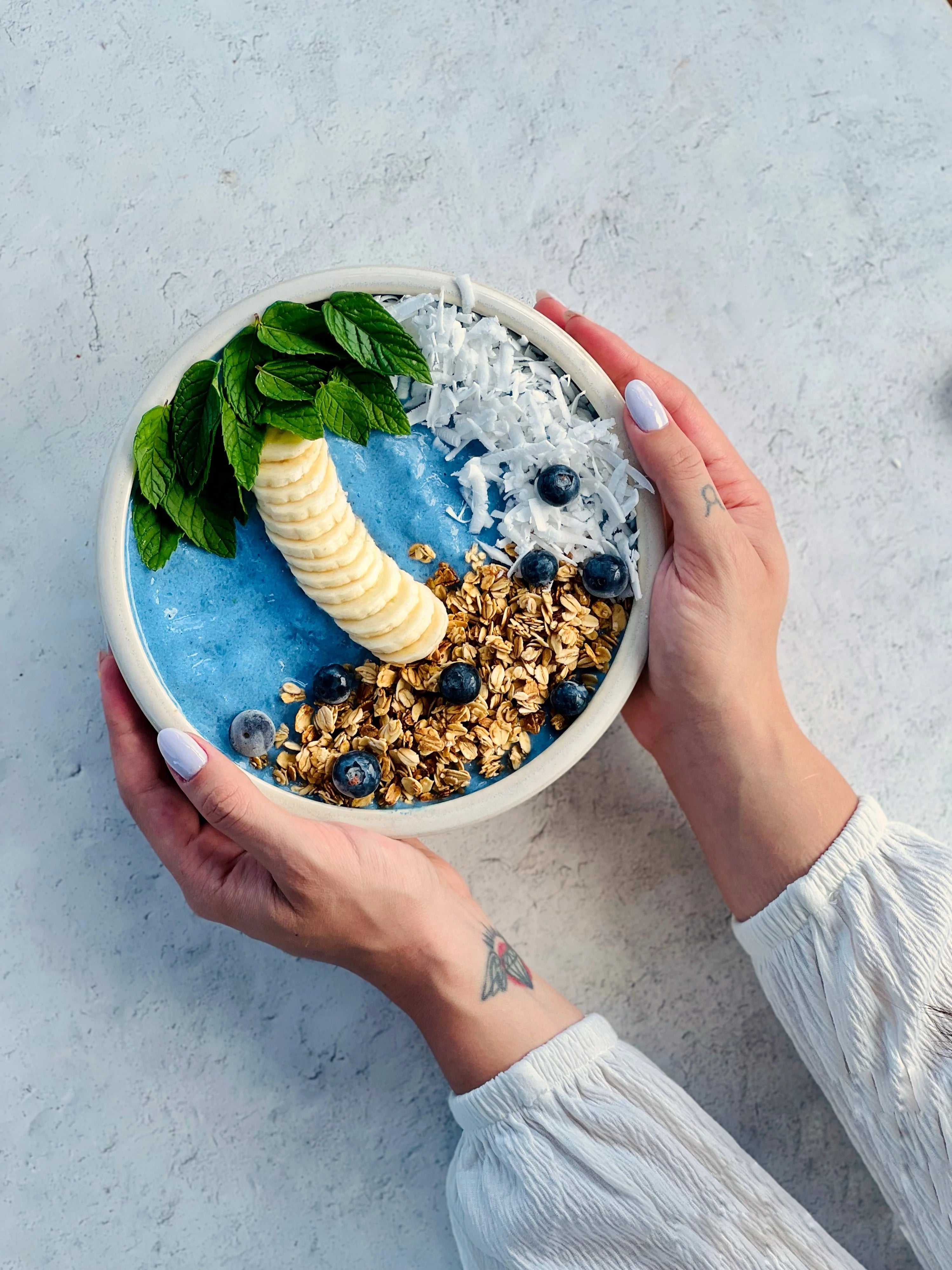 Blue Spirulina Island Smoothie Bowl