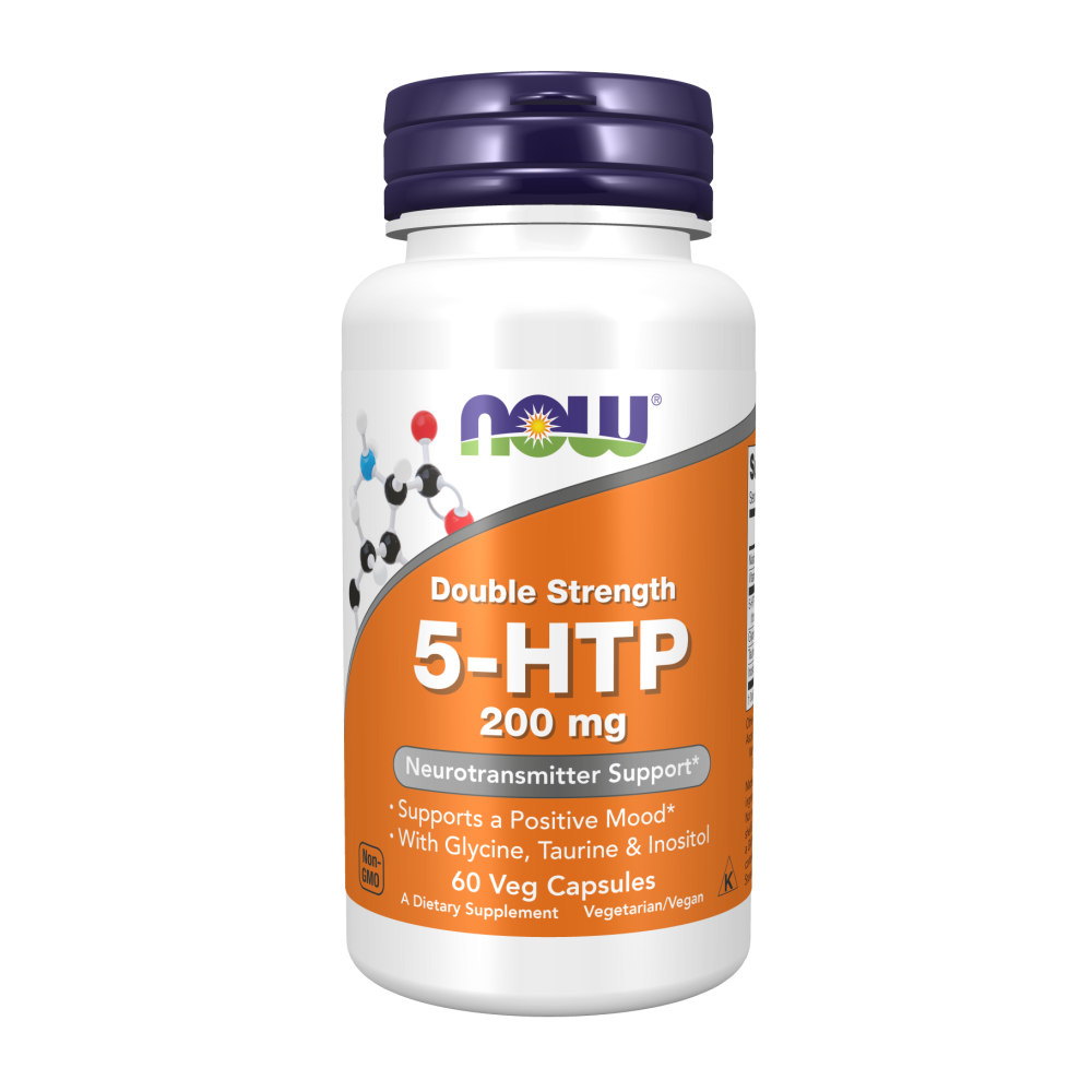 Now - 5-HTP 200 毫克 60 粒。雙倍強度單倍