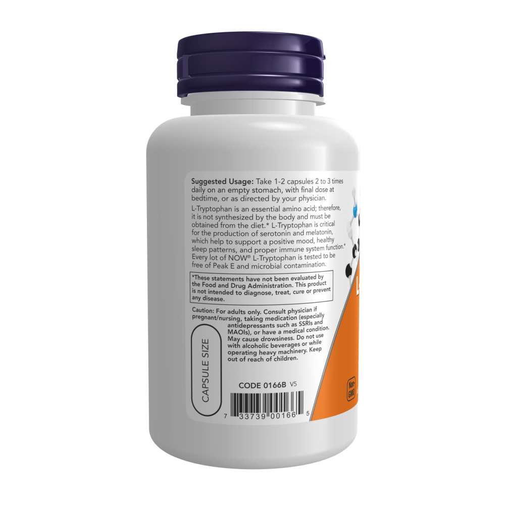 Maintenant - L-Tryptophane 500 mg - 60 Capsules Végétales