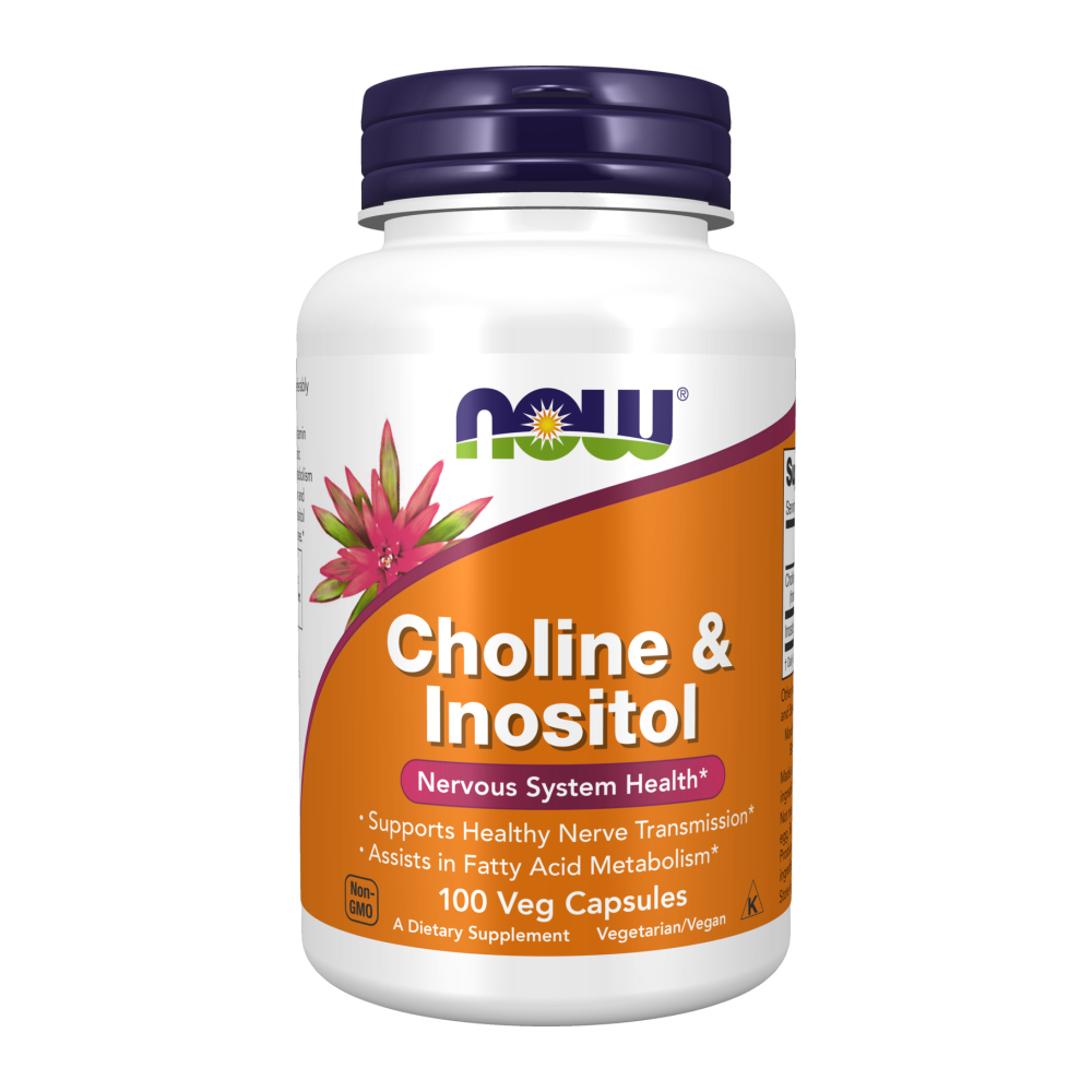 Maintenant - Choline &amp; Inositol 500 mg Capsules Végétales