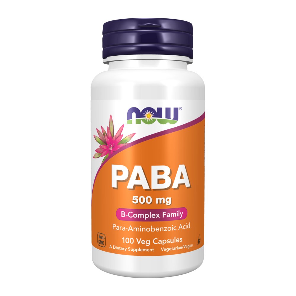 Maintenant - PABA, acide para-aminobenzoïque, 500 mg 100 gélules