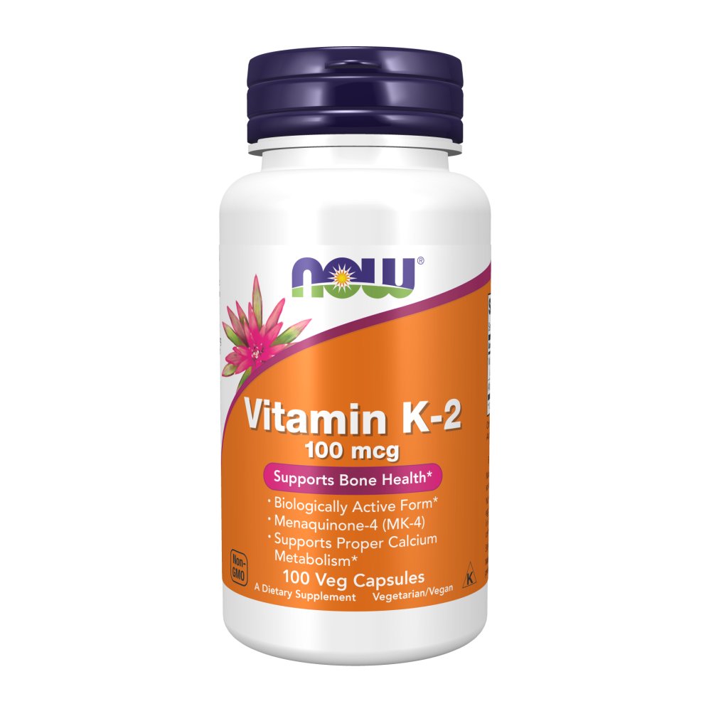 Maintenant - Vitamine K-2 100 mcg, 100 gélules végétales 