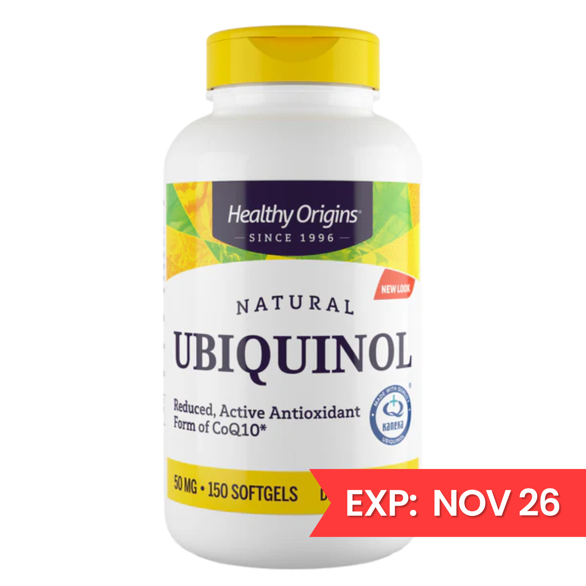 Healthy Origins - Ubiquinol, (Active Form of CoQ10)