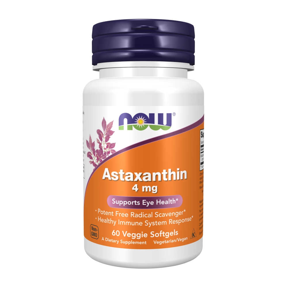 Maintenant - Astaxanthine, 4 mg, 60 gélules végétariennes