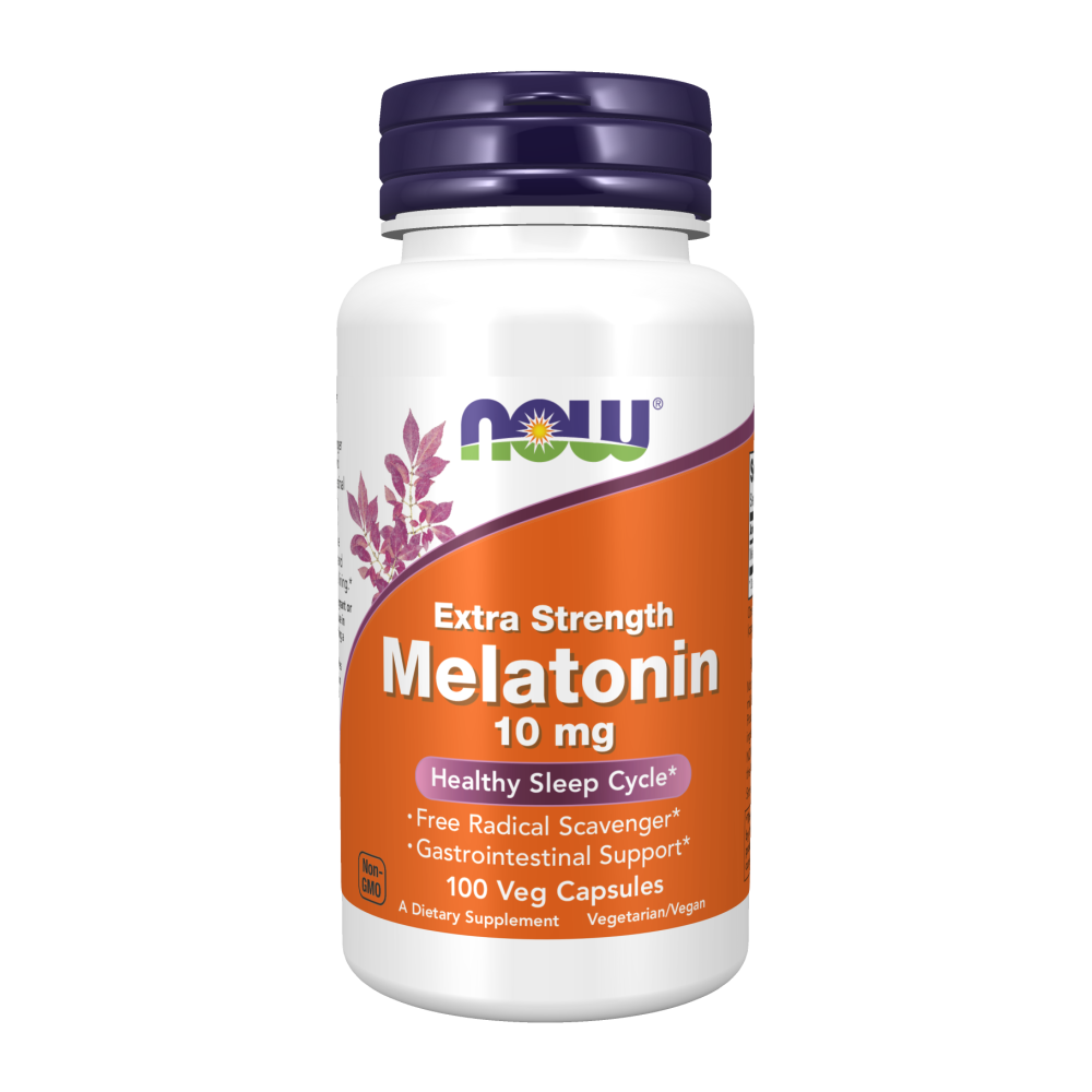 MAINTENANT - Mélatonine extra forte, 10 mg, 100 capsules végétales 