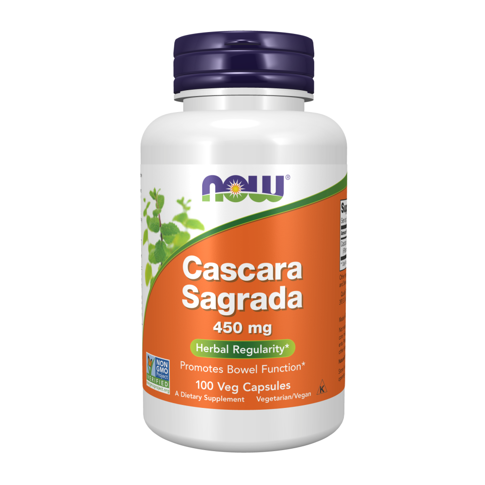 Maintenant - Cascara Sagrada, régularité à base de plantes, 450 mg 100 VCaps